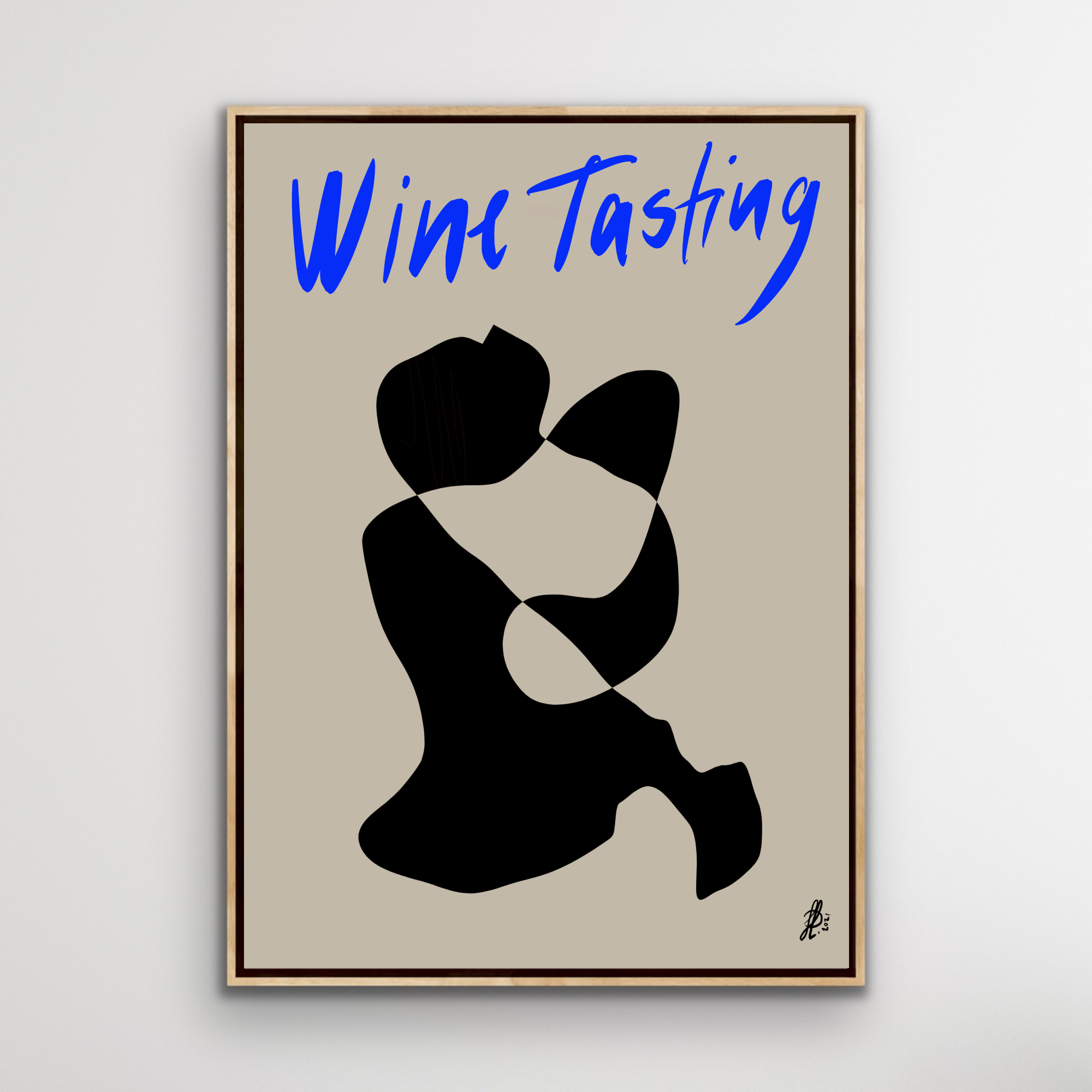 Canvas Print: "Wine Tasting #1"