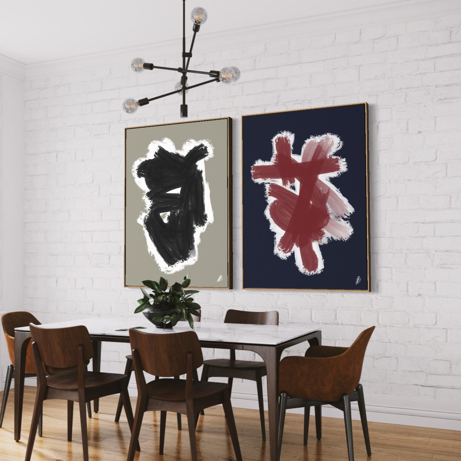 Art Wall 11 (2 Canvas Prints) - One eye, This is mad