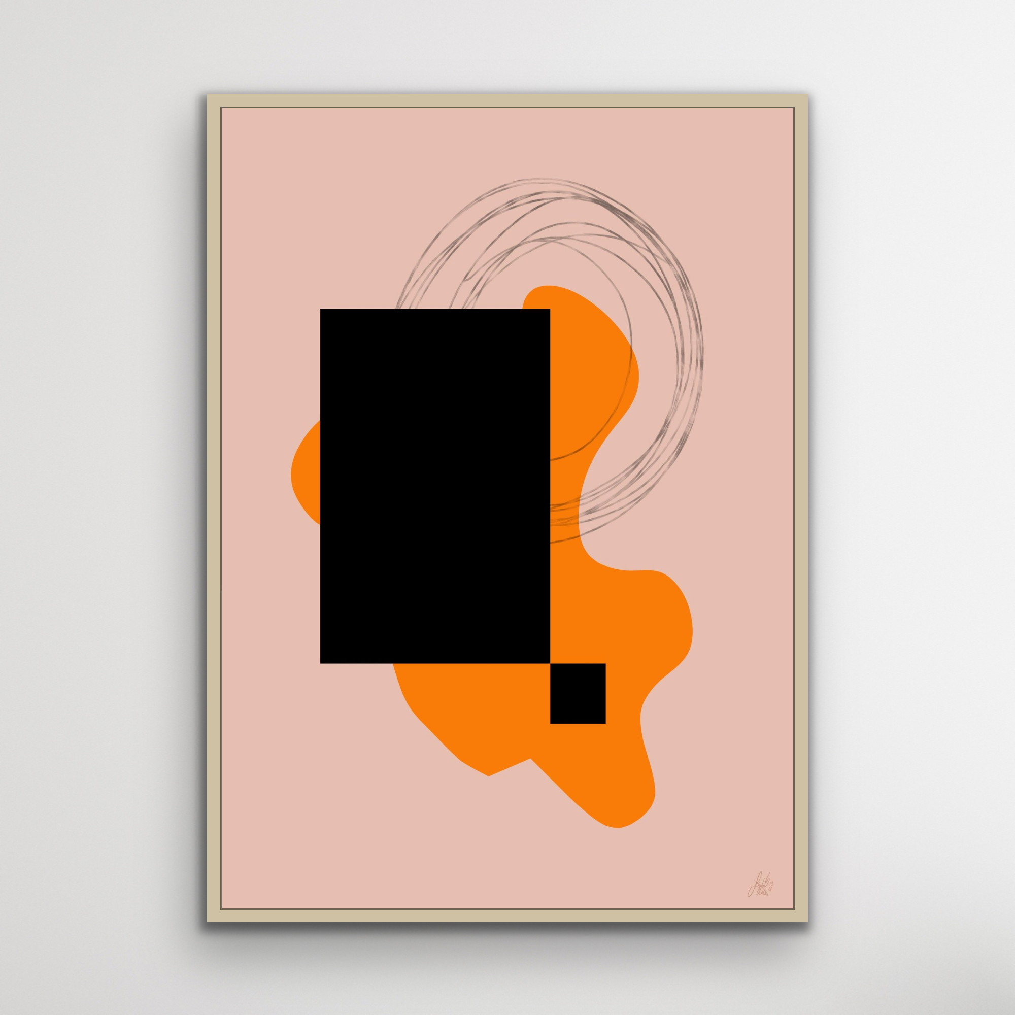 Canvas Print: "Life Is Boring Without Chaos #2"