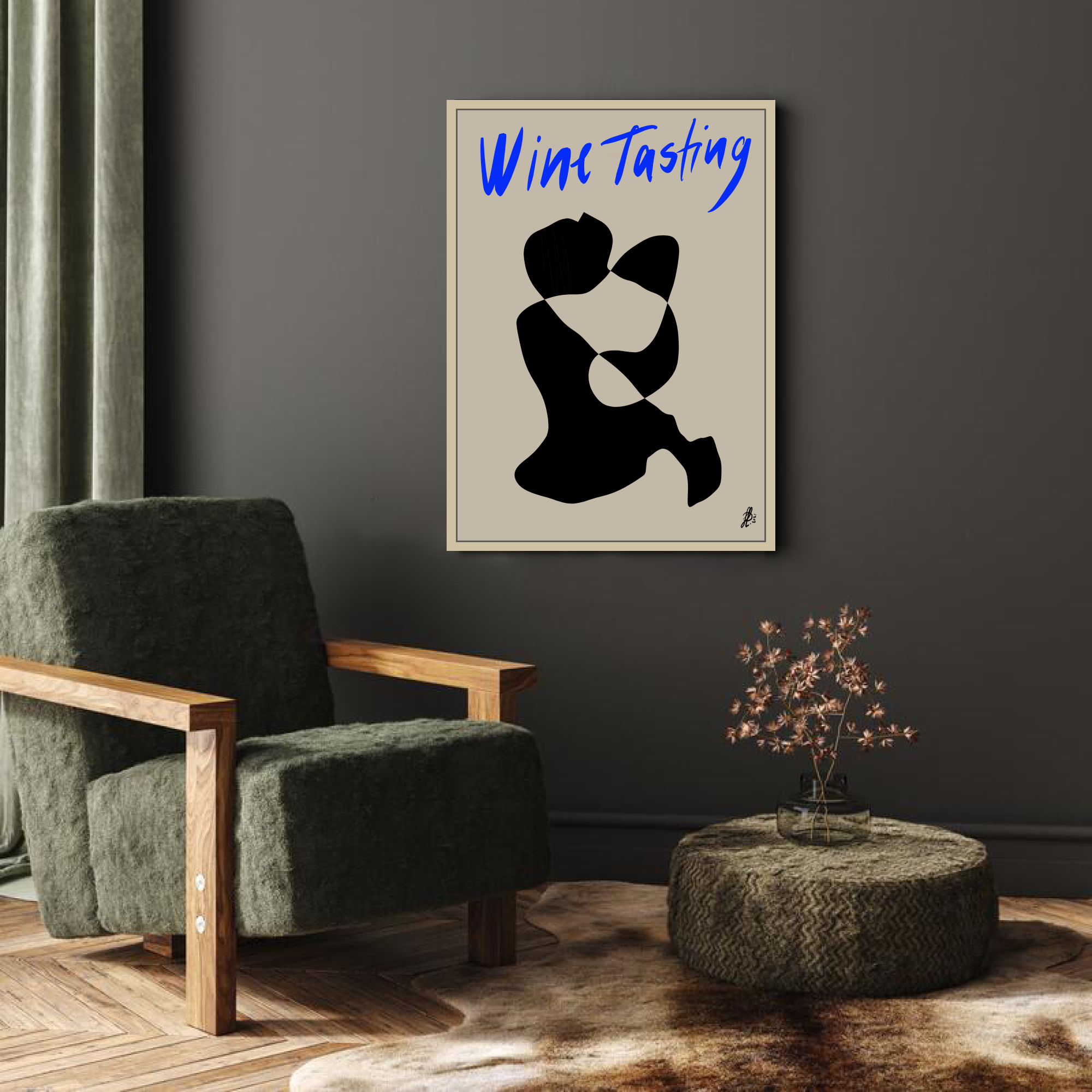 Canvas Print: "Wine Tasting #1"