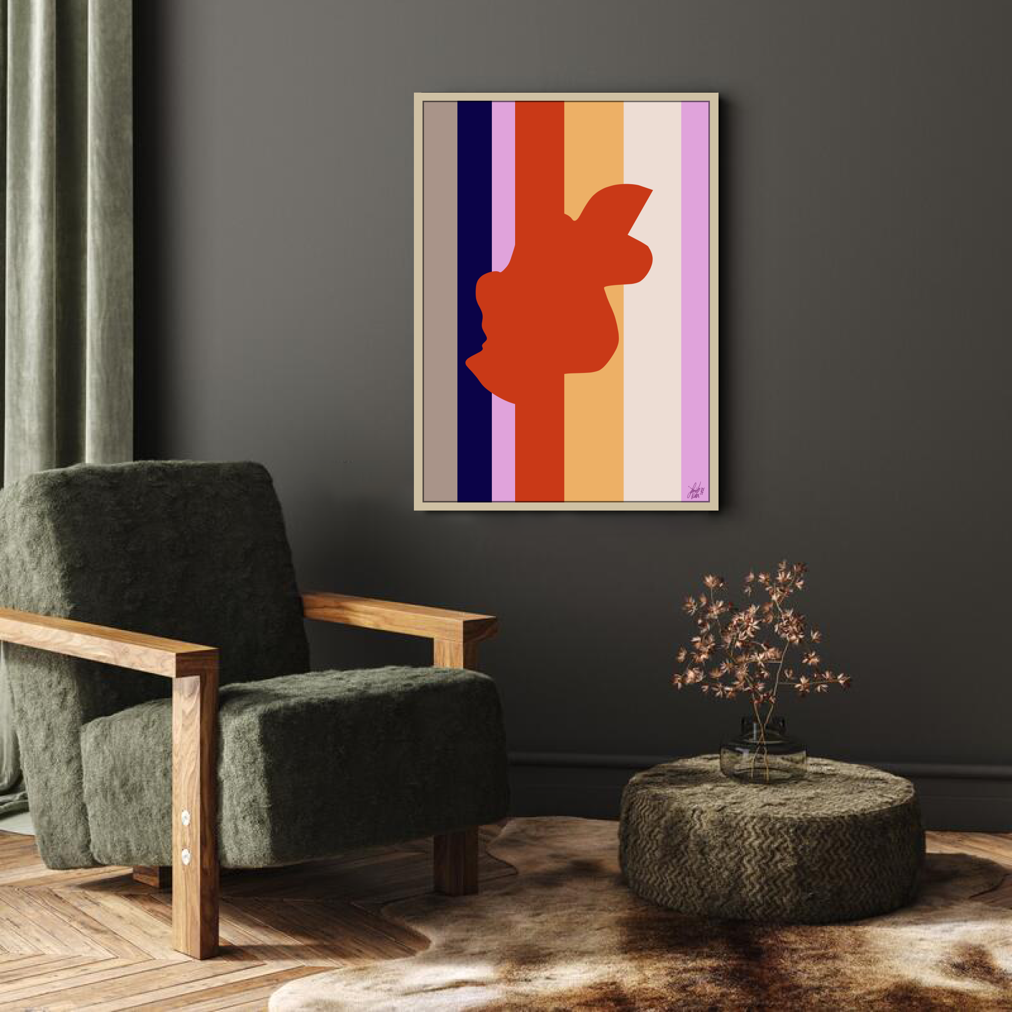Canvas Print: "Vase"