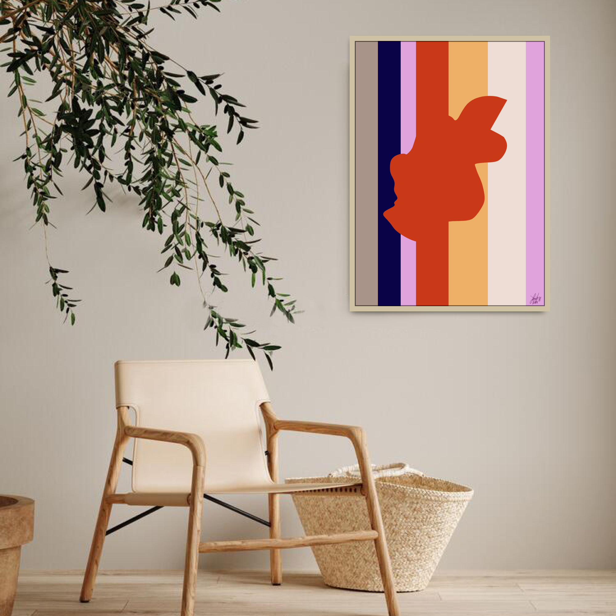 Canvas Print: "Vase"