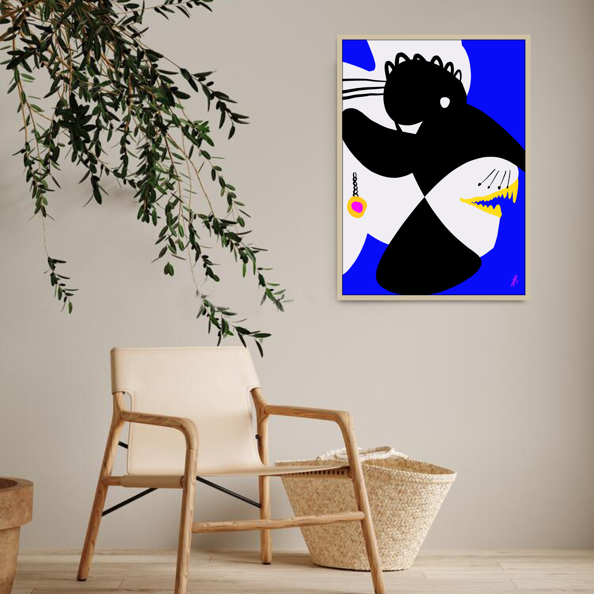 Canvas Print: "Masked Tiger"