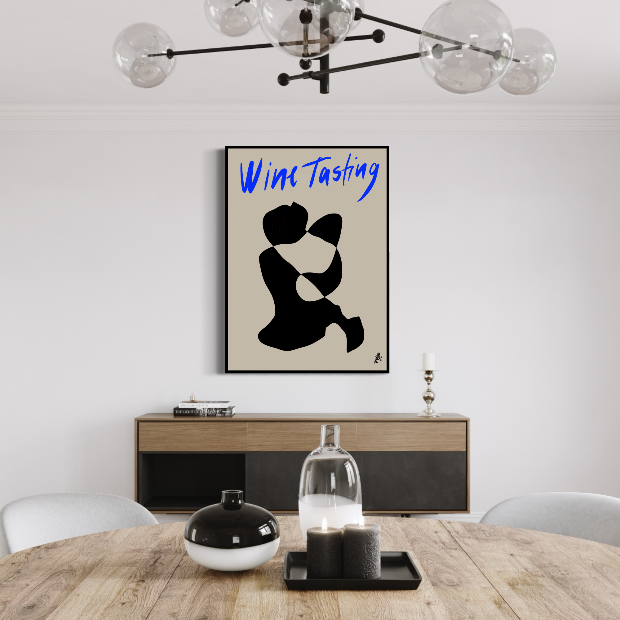 Canvas Print: "Wine Tasting #1"