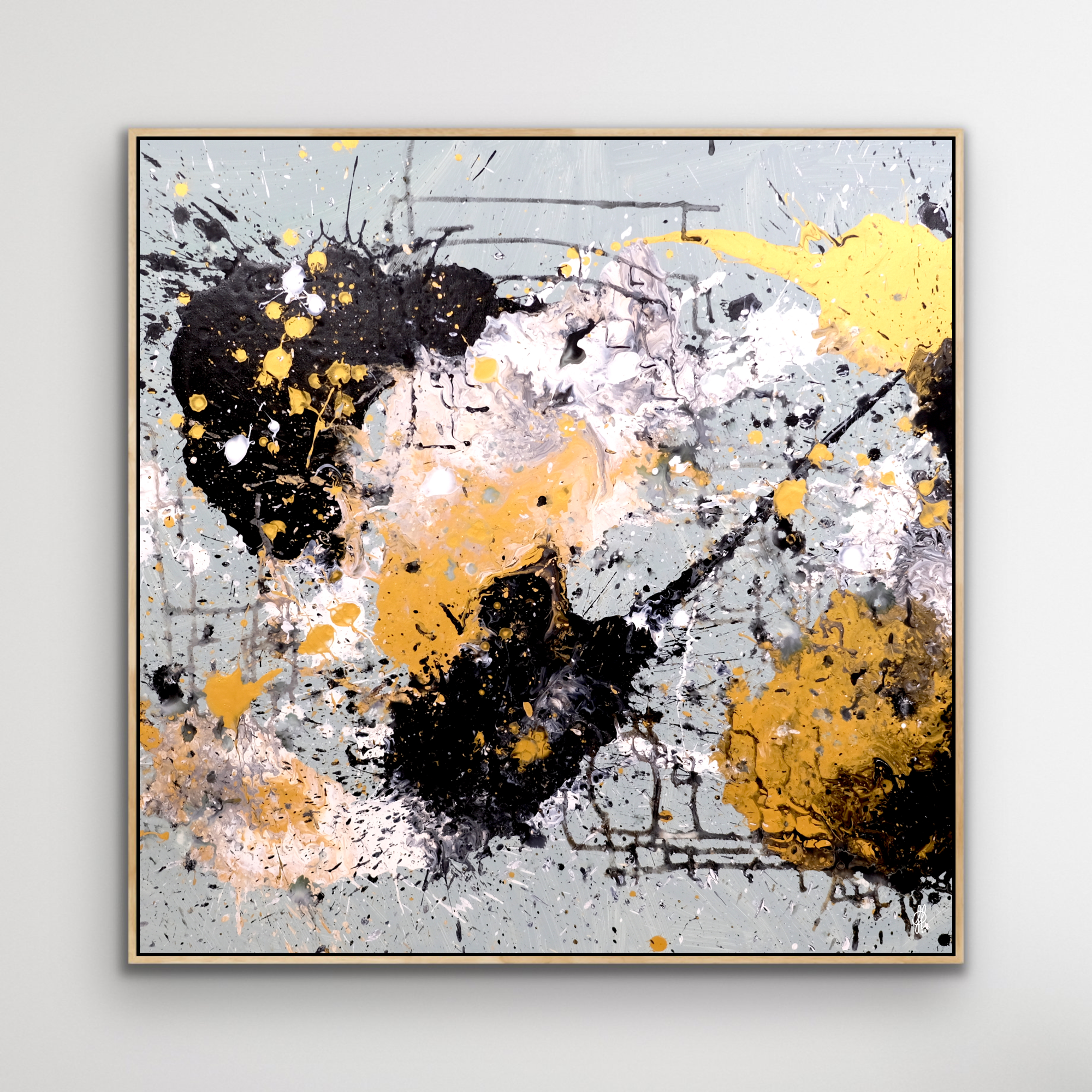 Canvas print: "Wild Light Greyn"