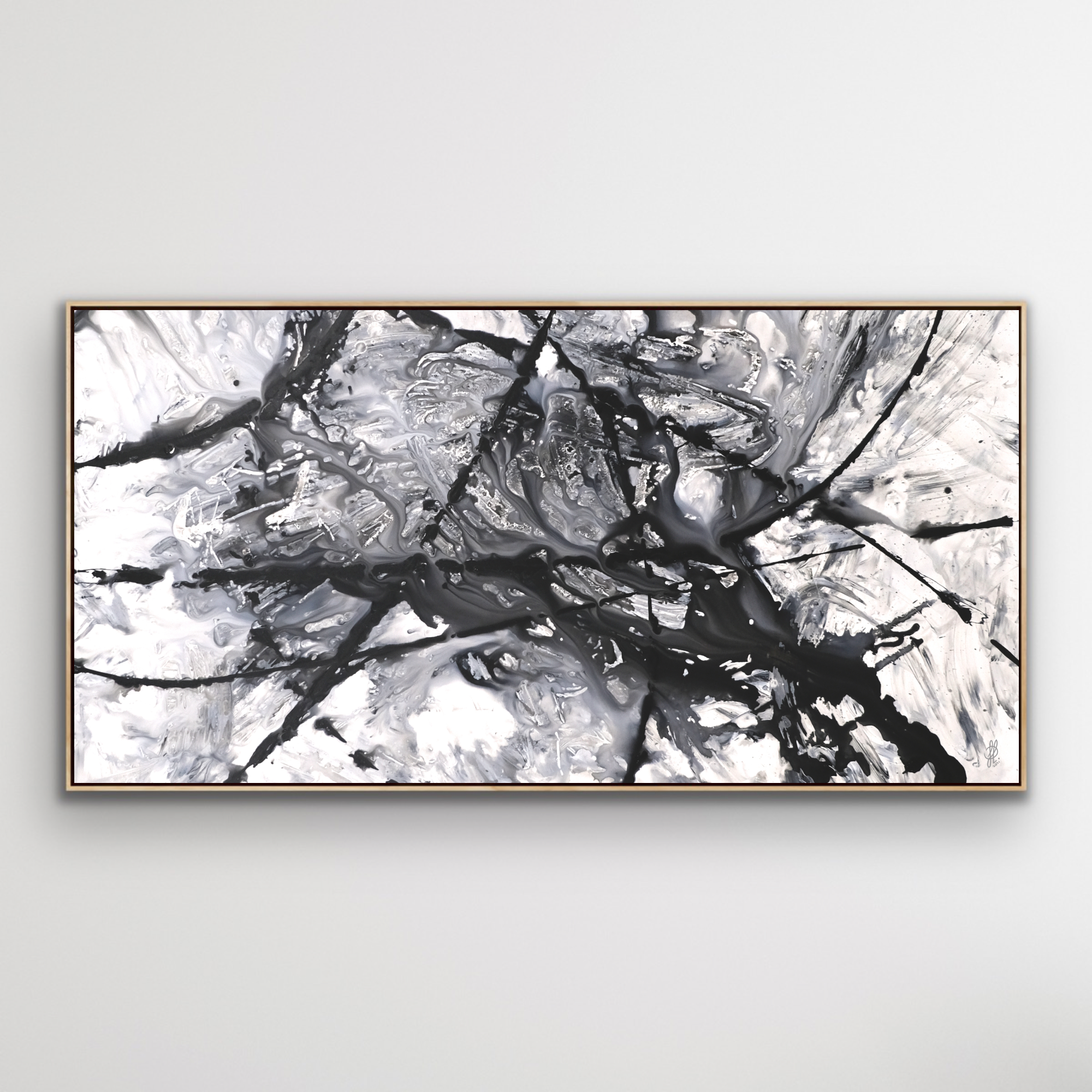 Canvas print: "White Octopus" (Rectangle)