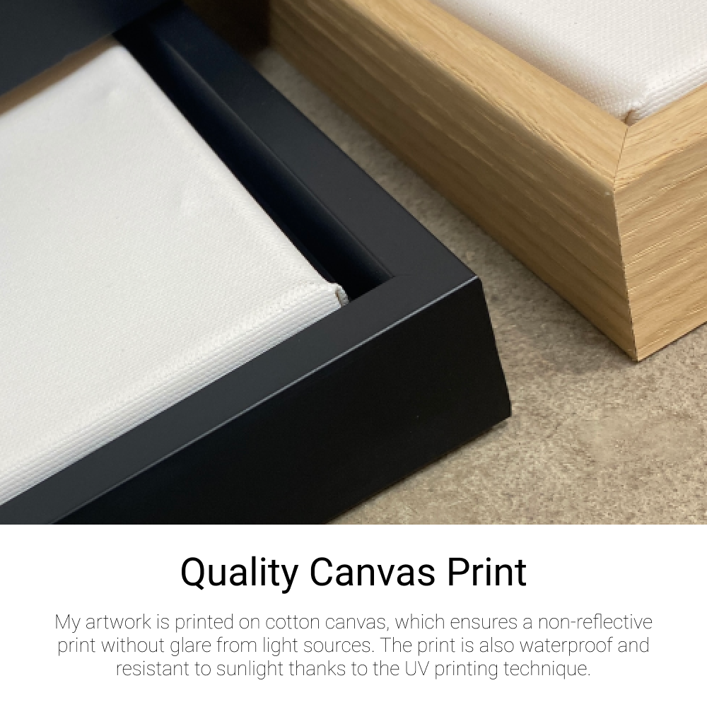 Canvas Print: "Easy but beatiful"