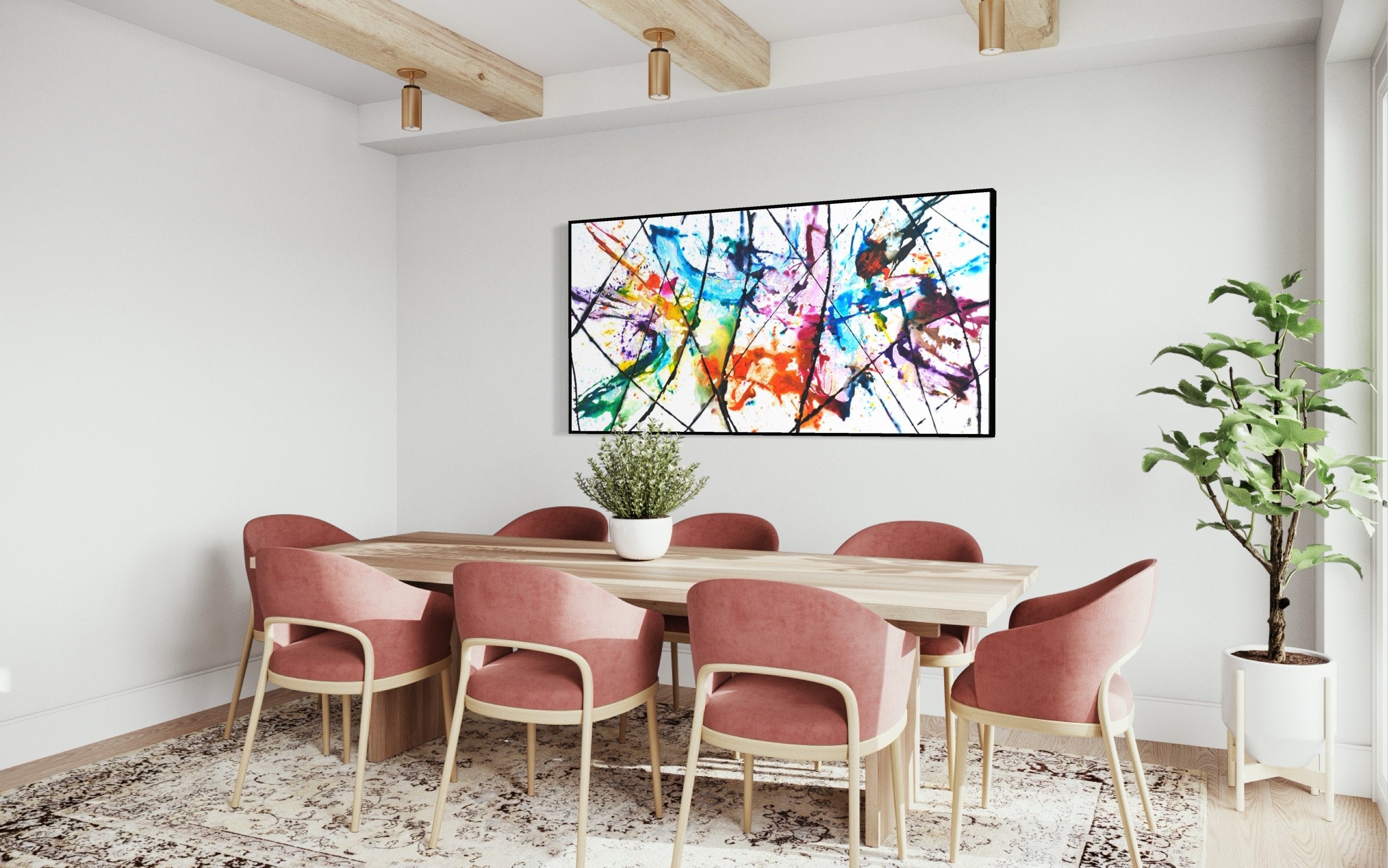 Canvas Print: "Splash #18" (rectangle)