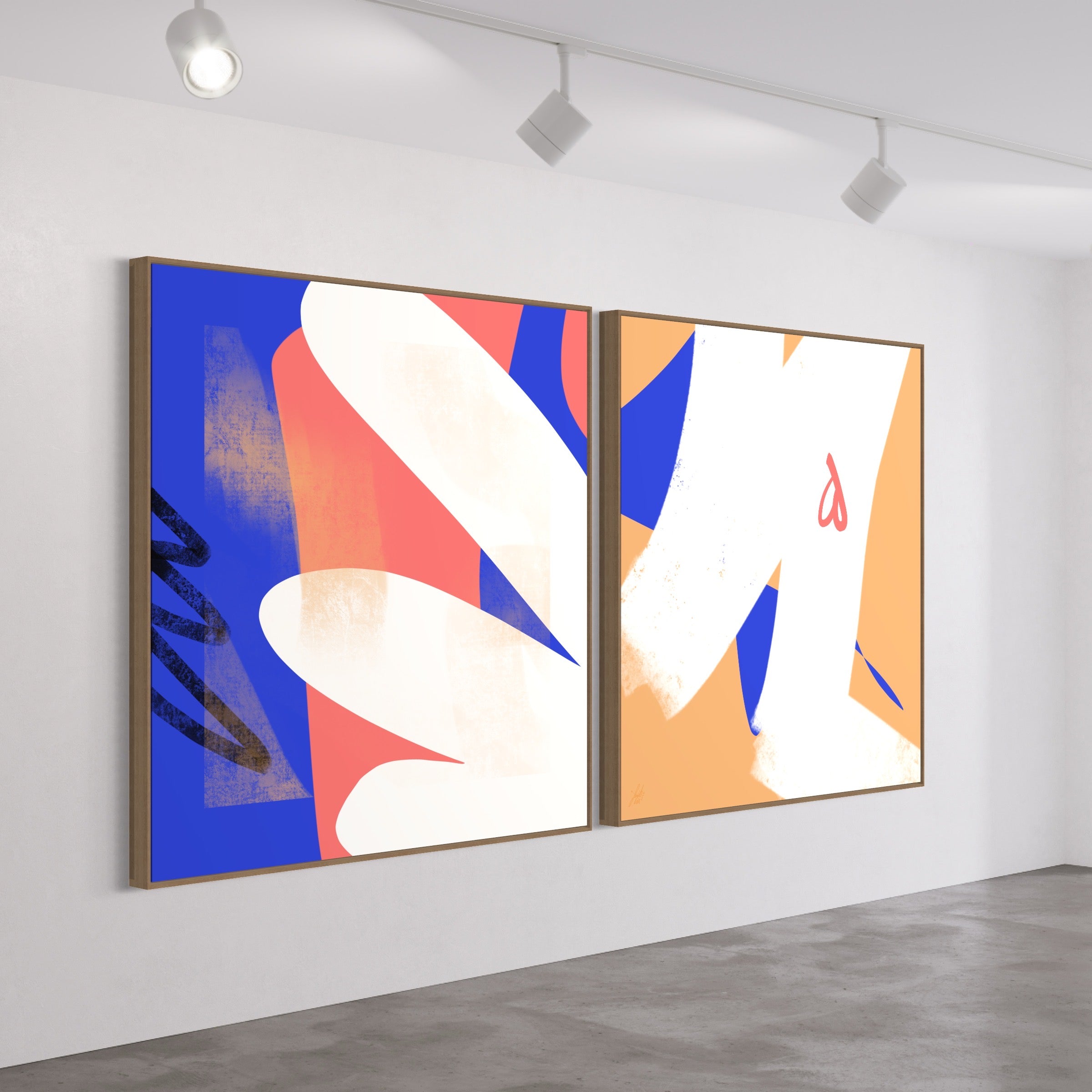 Art Wall 14 (2 Canvas Prints) - In The Mood #1, In The Mood #2