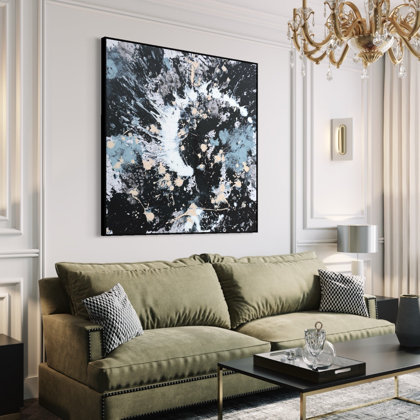 Canvas print: "Chaos In My Mind #7"