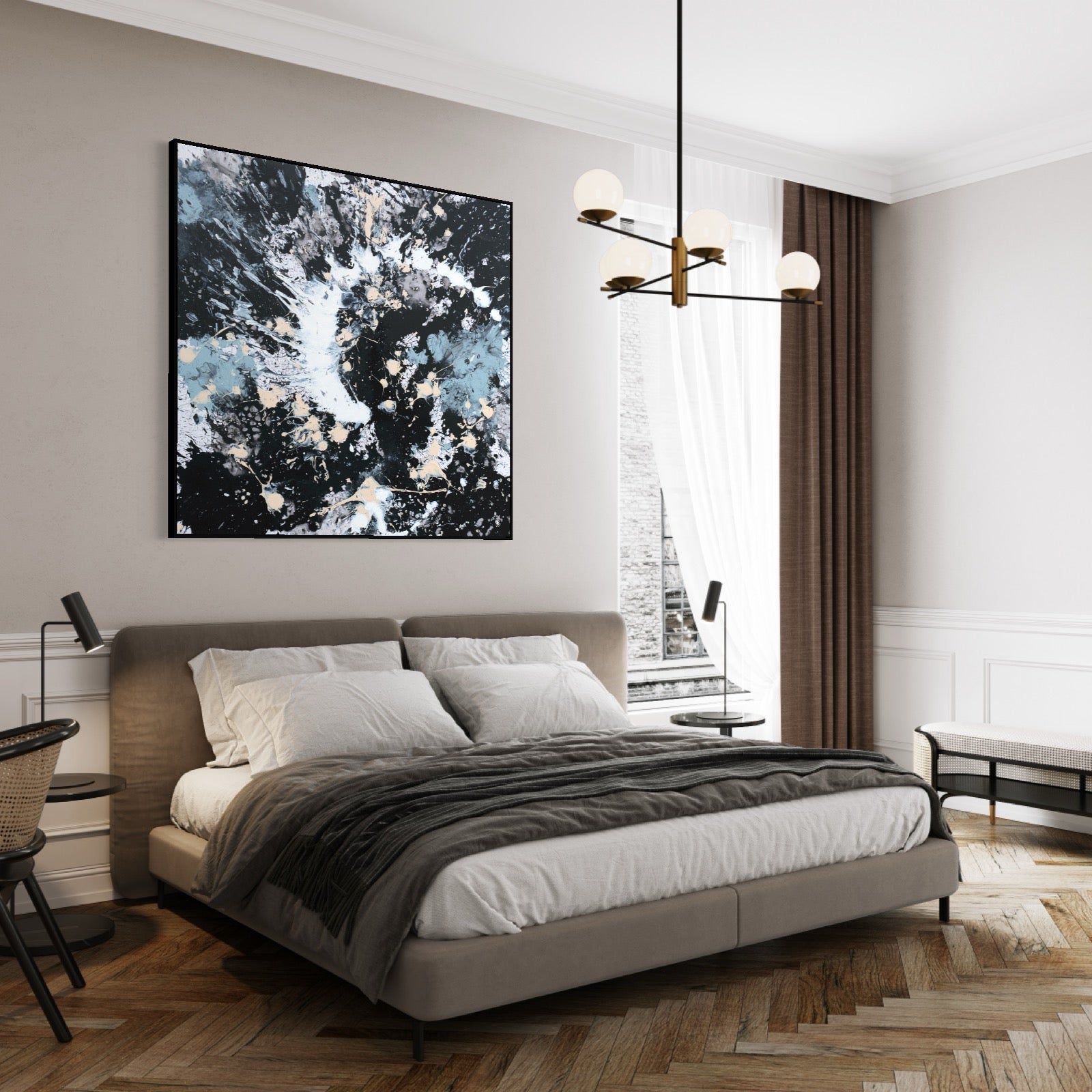 Canvas print: "Chaos In My Mind #7"