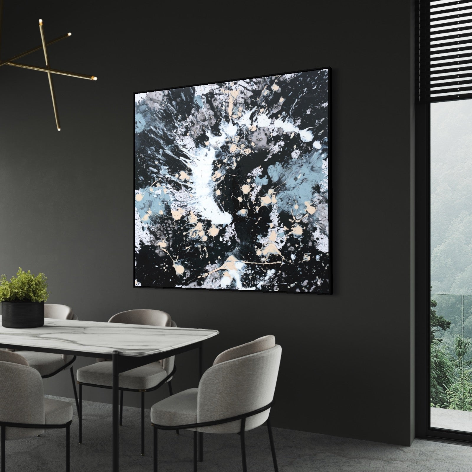 Canvas print: "Chaos In My Mind #7"