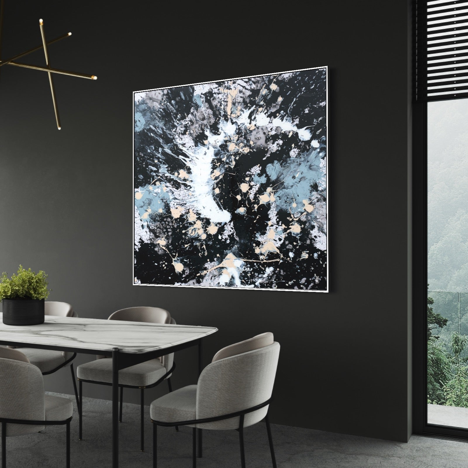 Canvas print: "Chaos In My Mind #7"