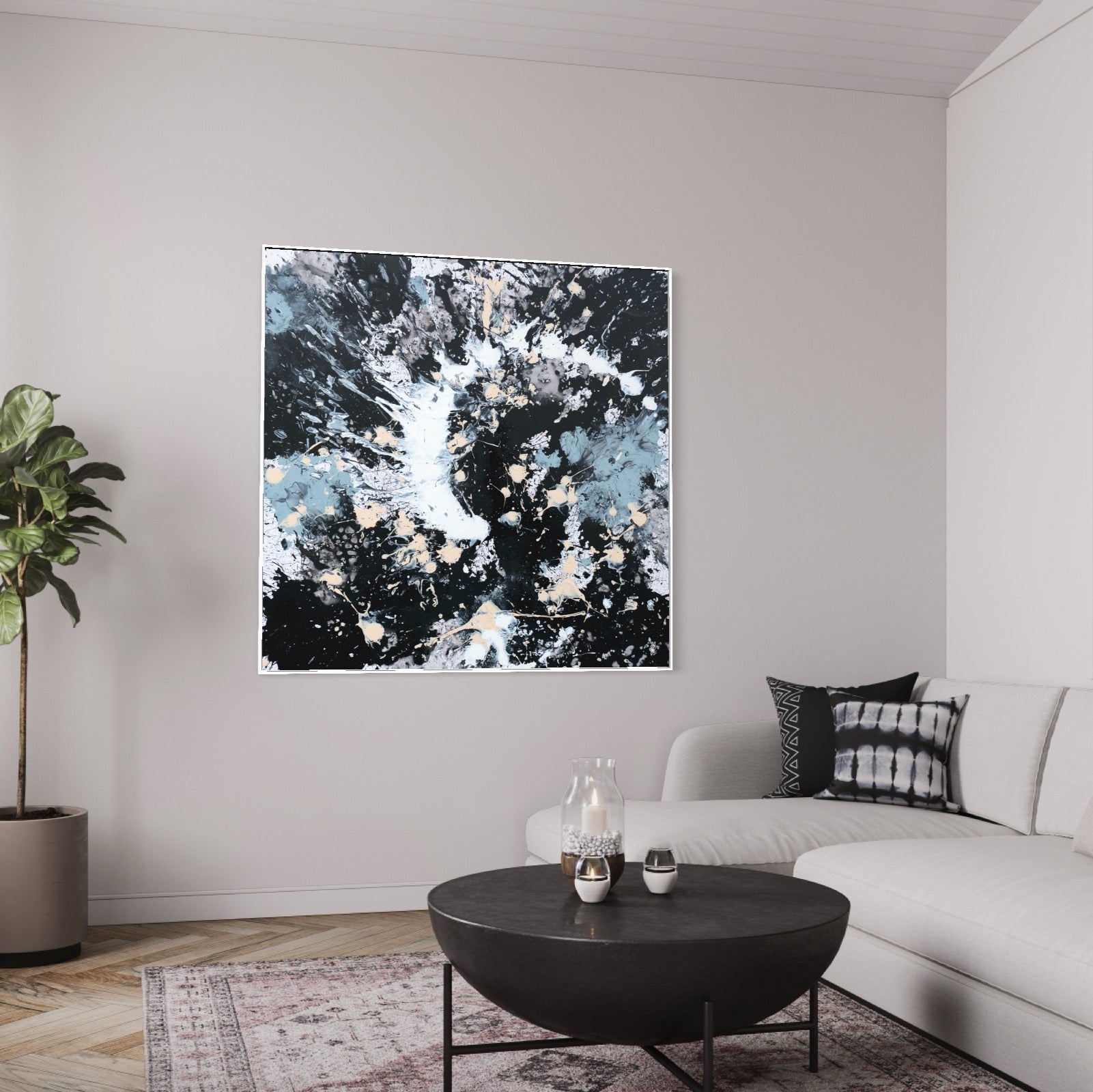 Canvas print: "Chaos In My Mind #7"