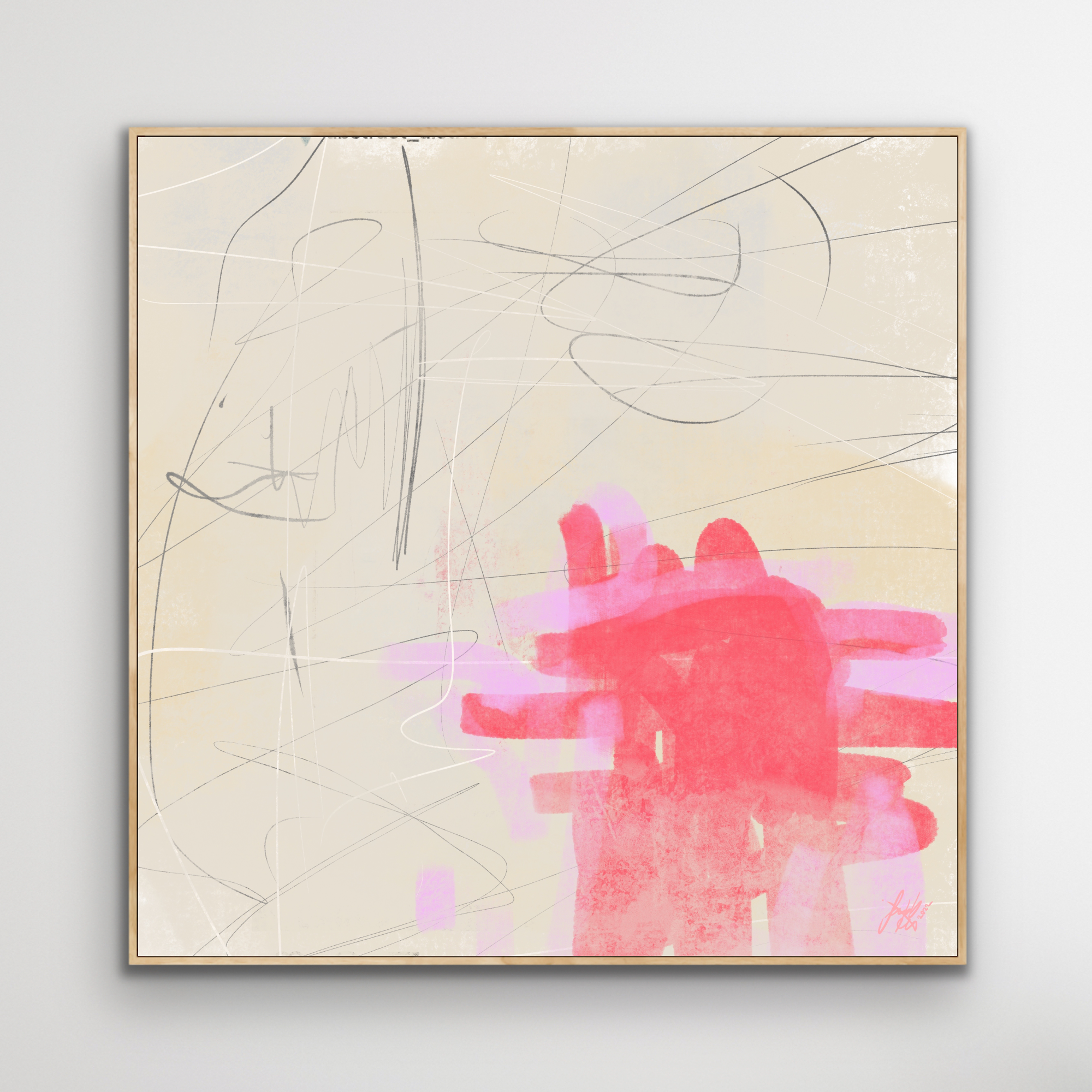 Canvas Print: "Only One Heart"