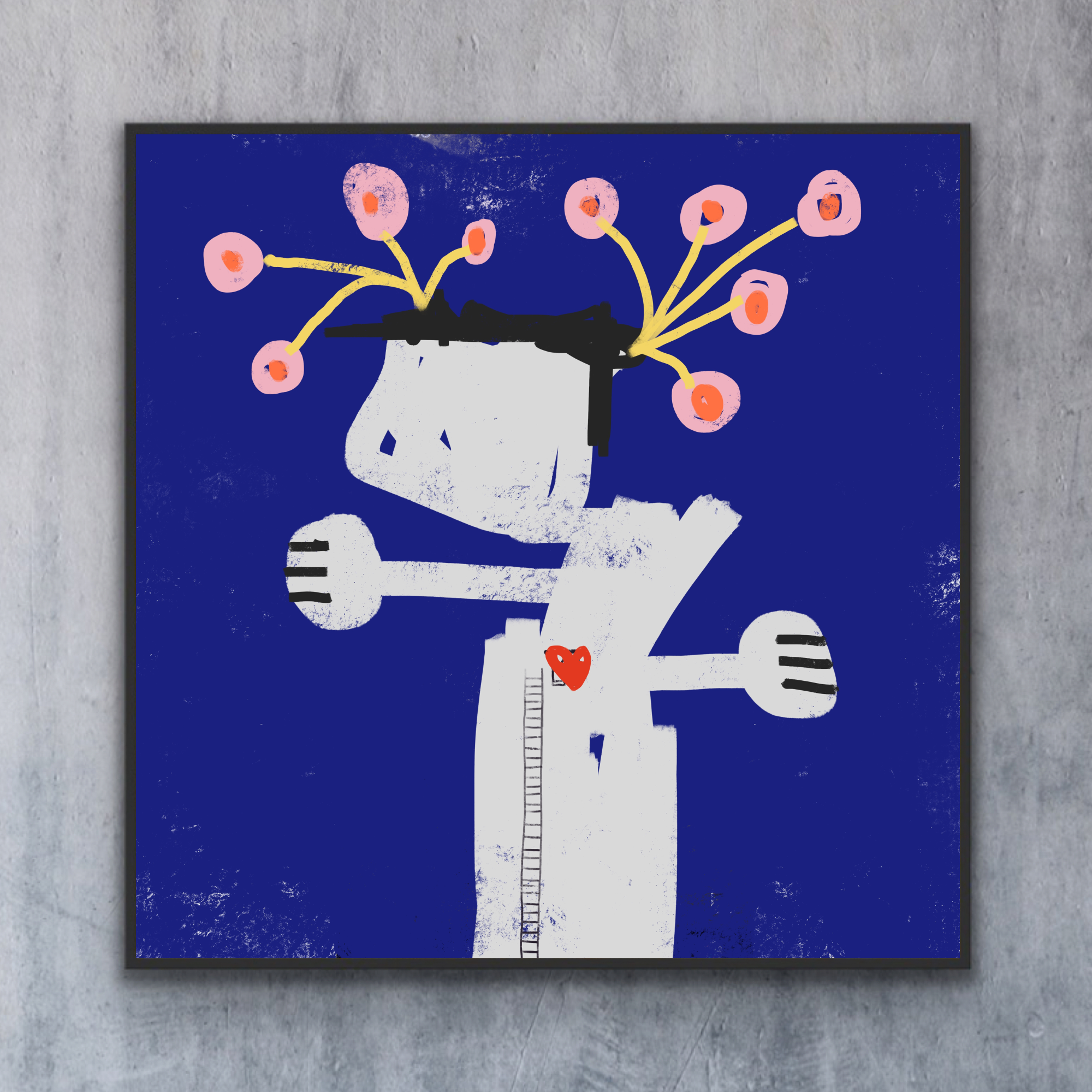 Canvas Print: "What We Water Grows"