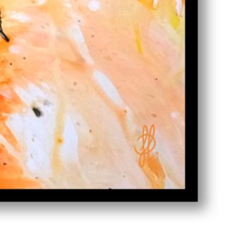 Canvas print: "Orange Octopus"