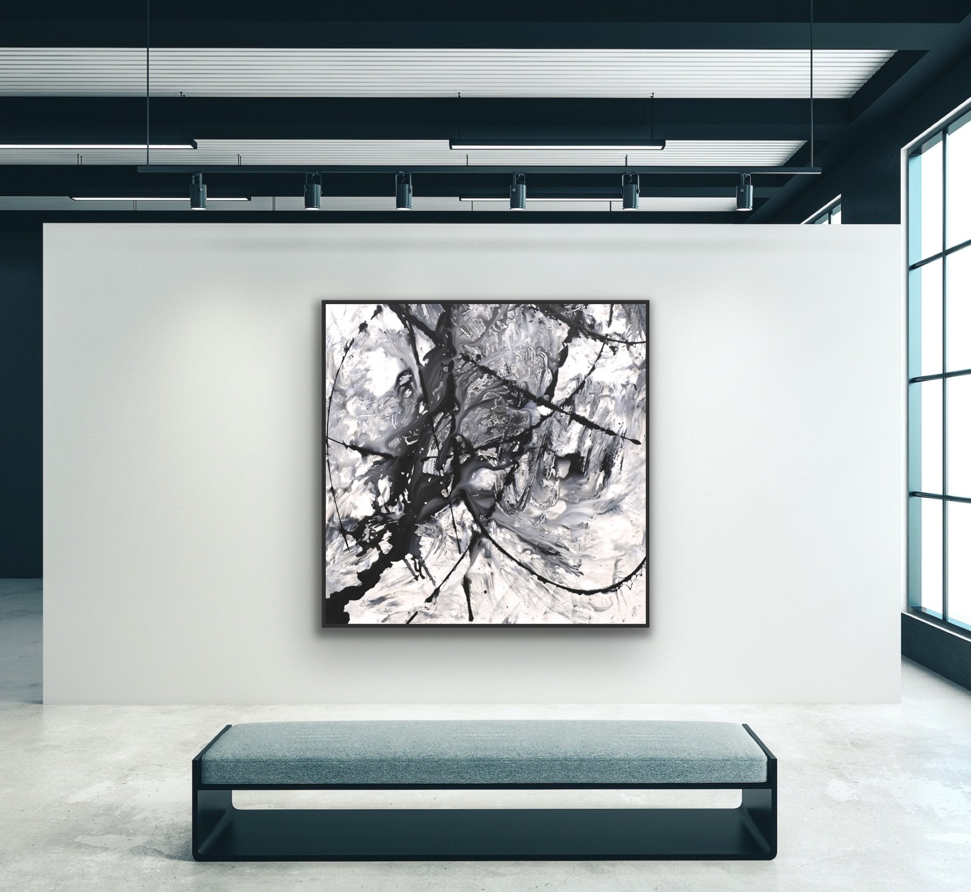 Canvas print: "White Octopus"