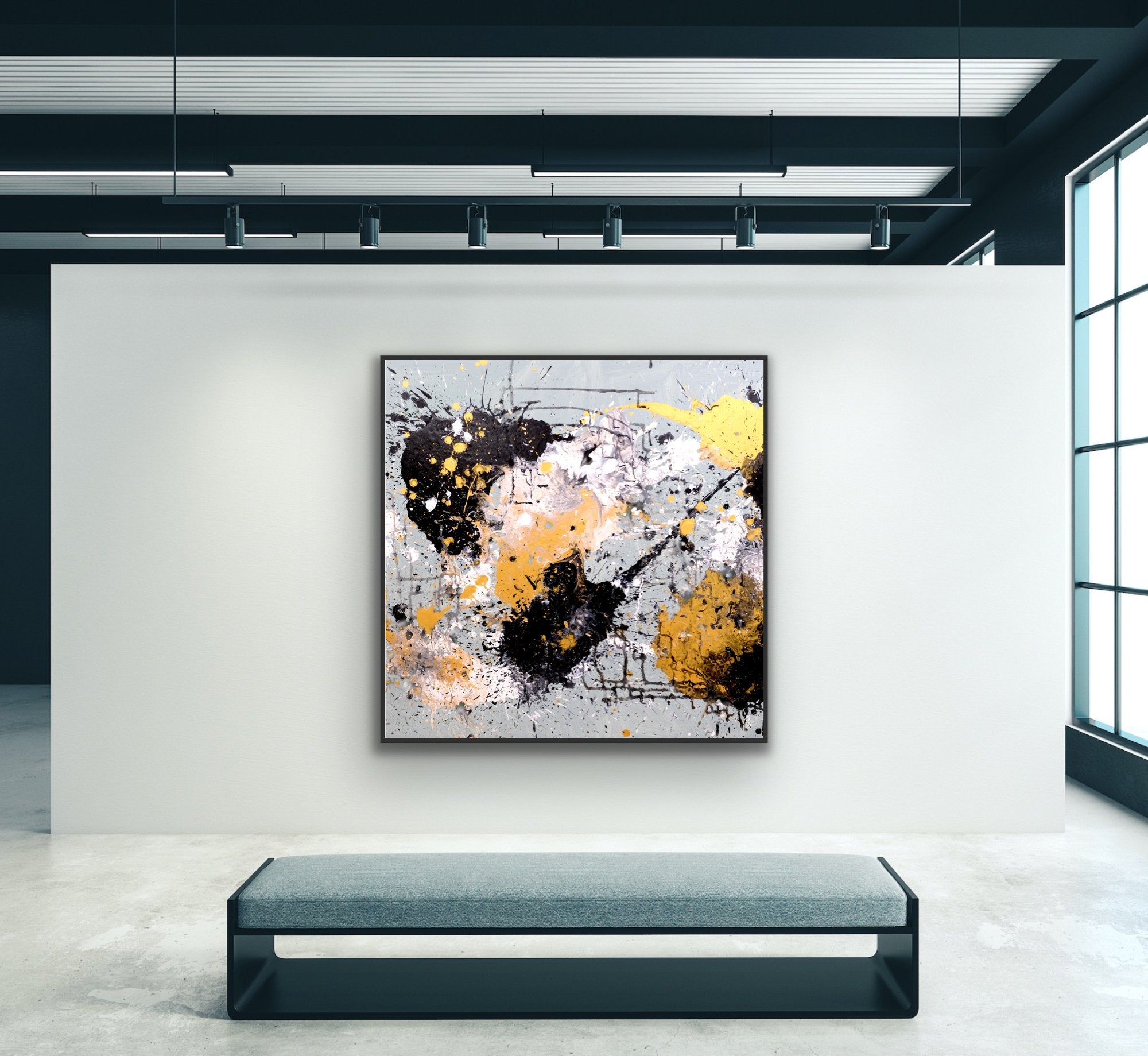 Canvas print: "Wild Light Greyn"