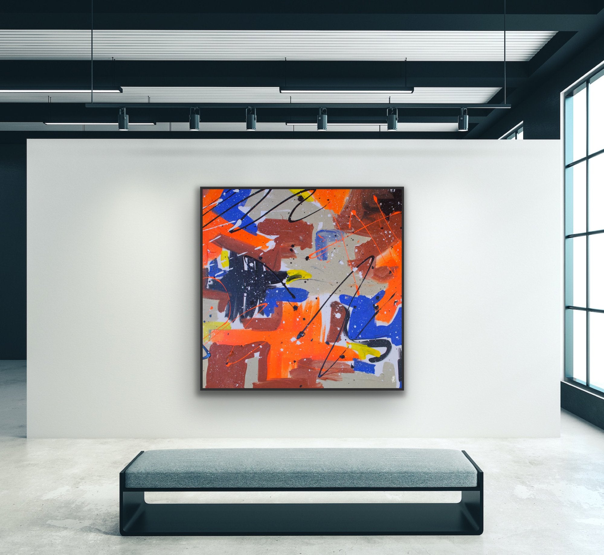 Canvas print: "Orange Party"