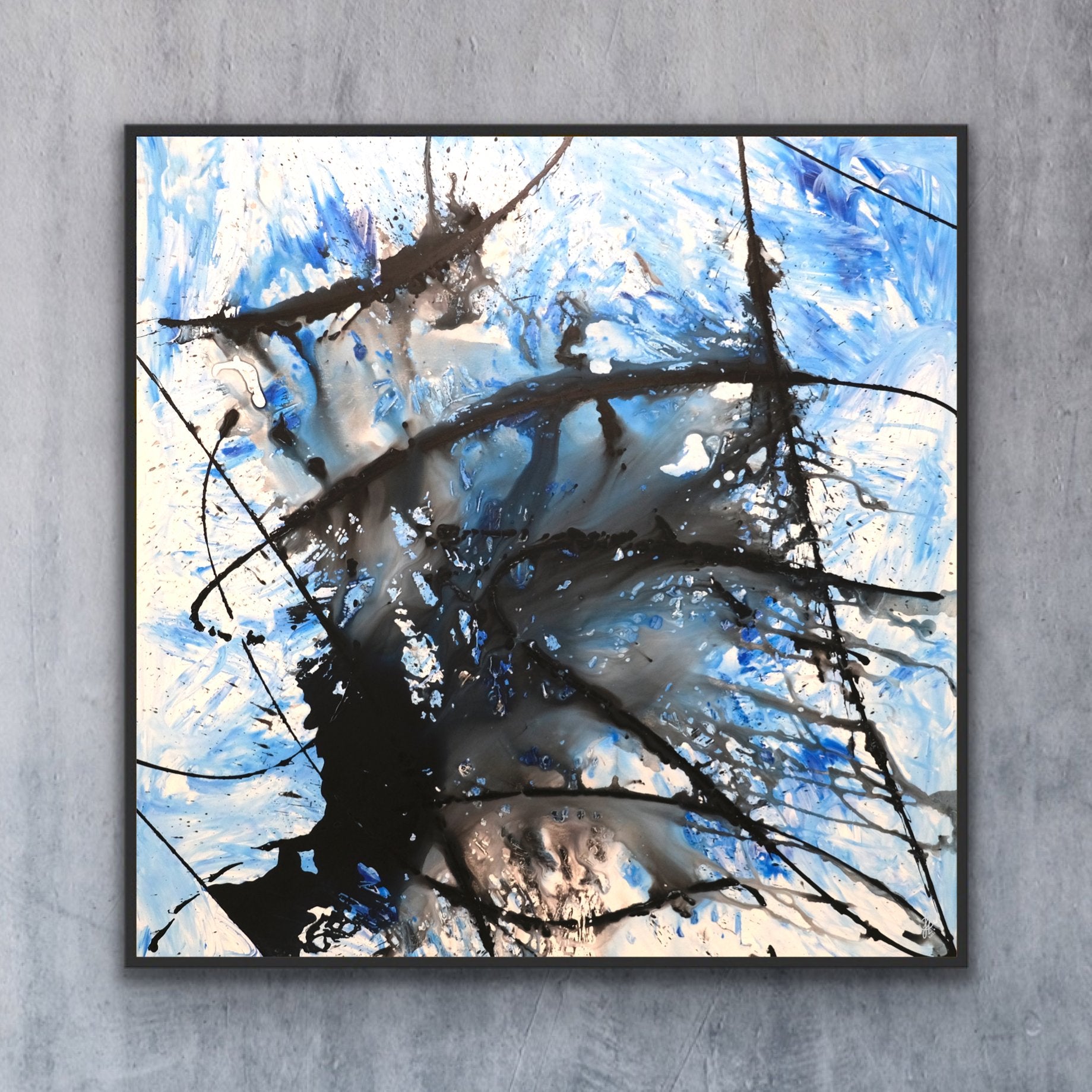 Canvas print: "Blue Octopus"