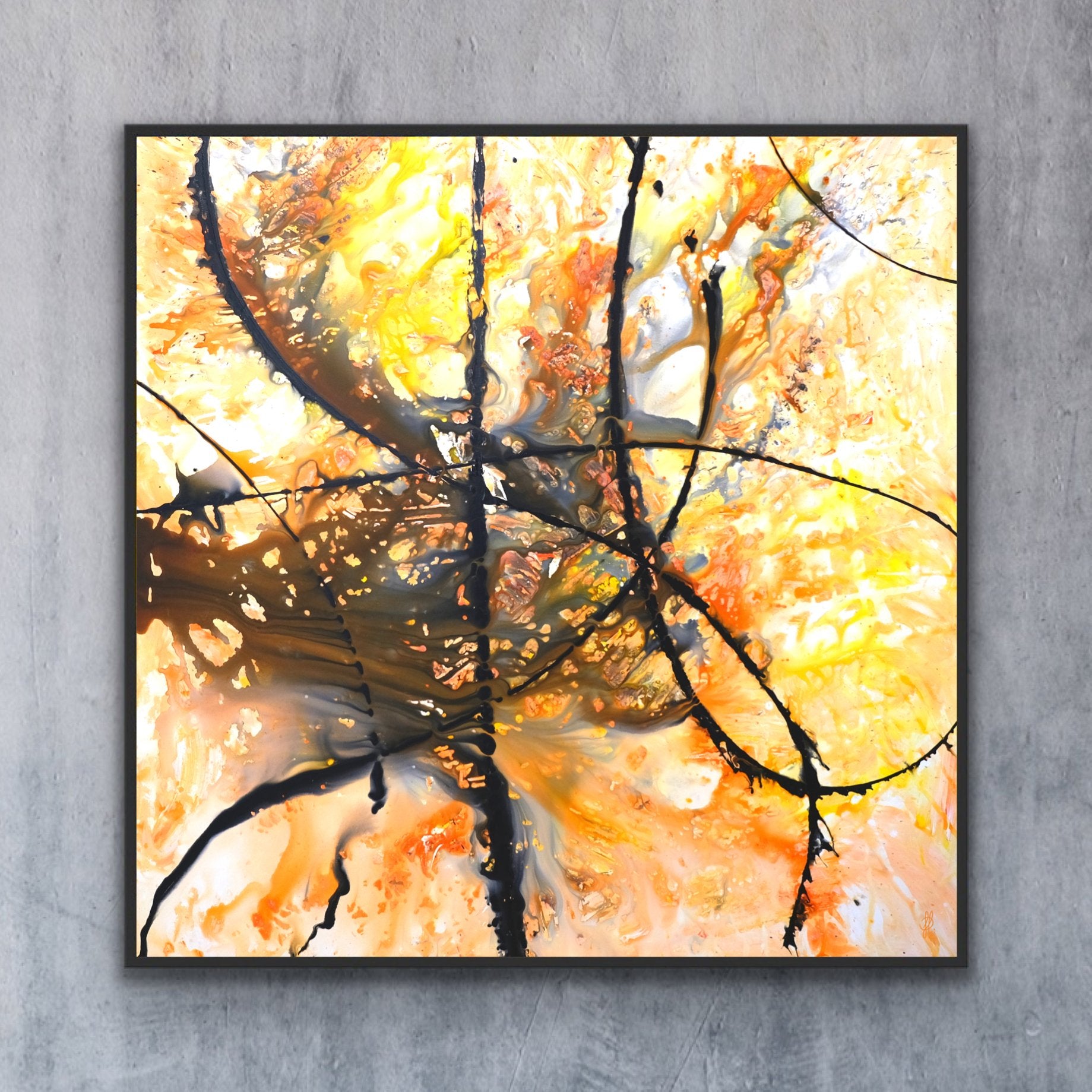 Canvas print: "Orange Octopus"