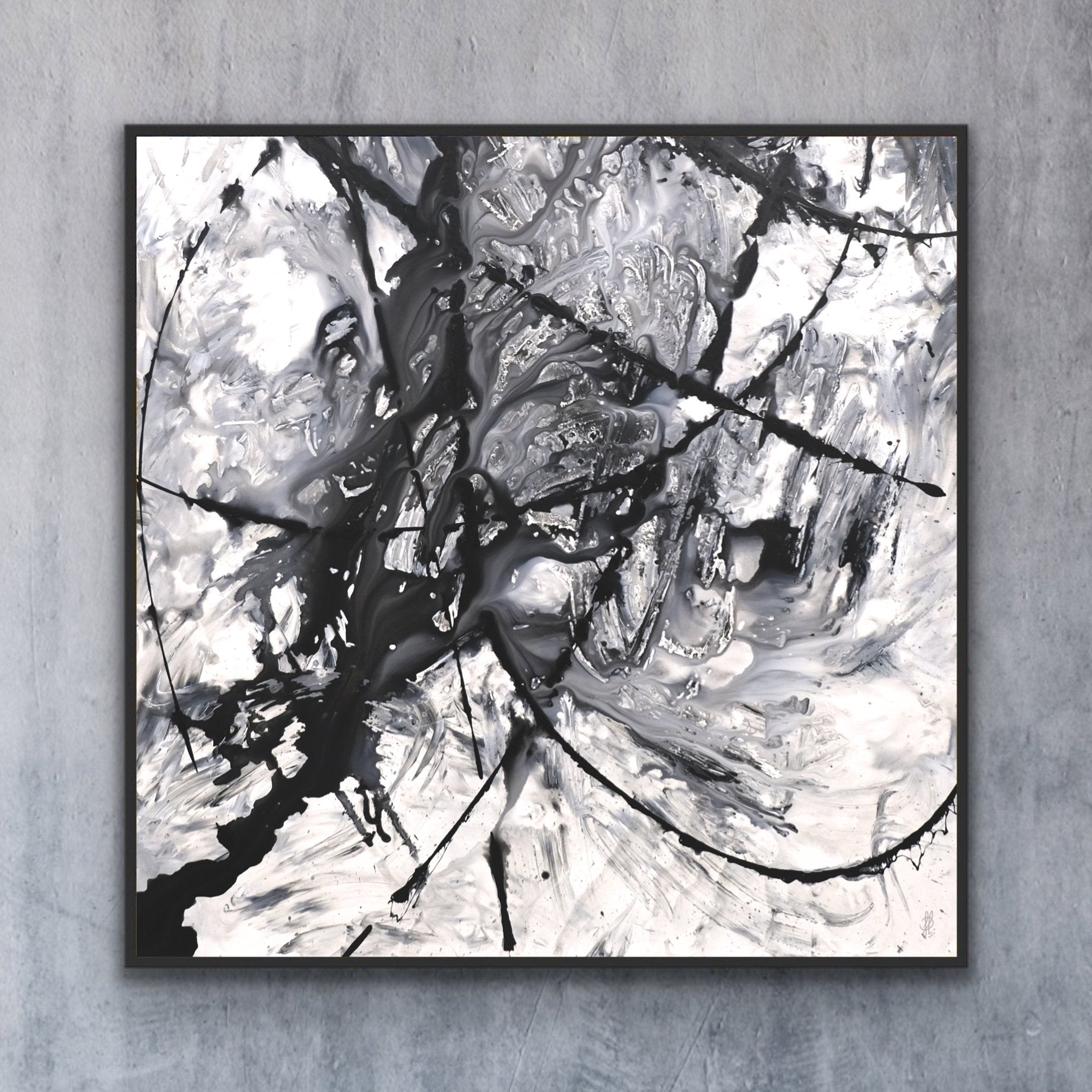 Canvas print: "White Octopus"