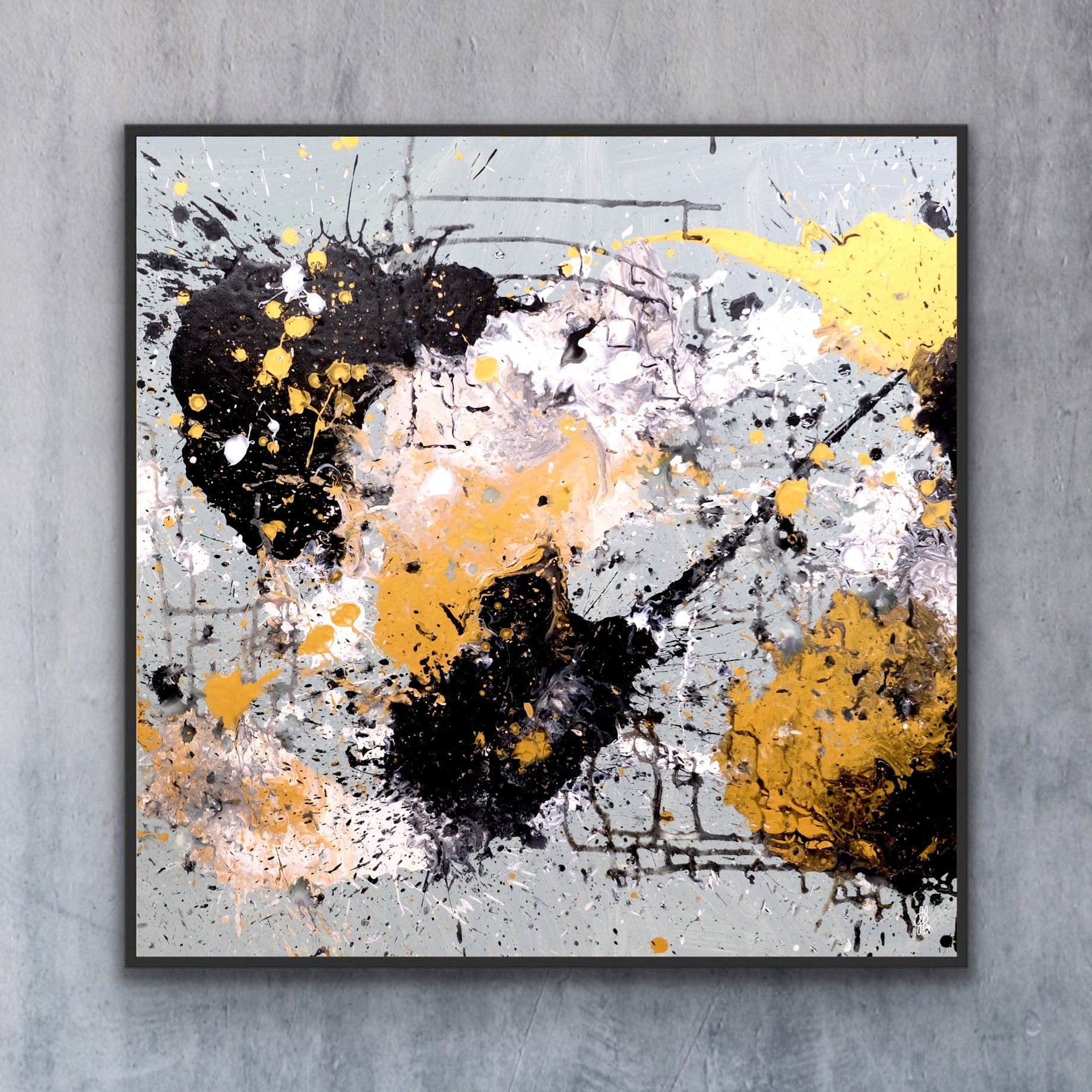 Canvas print: "Wild Light Greyn"