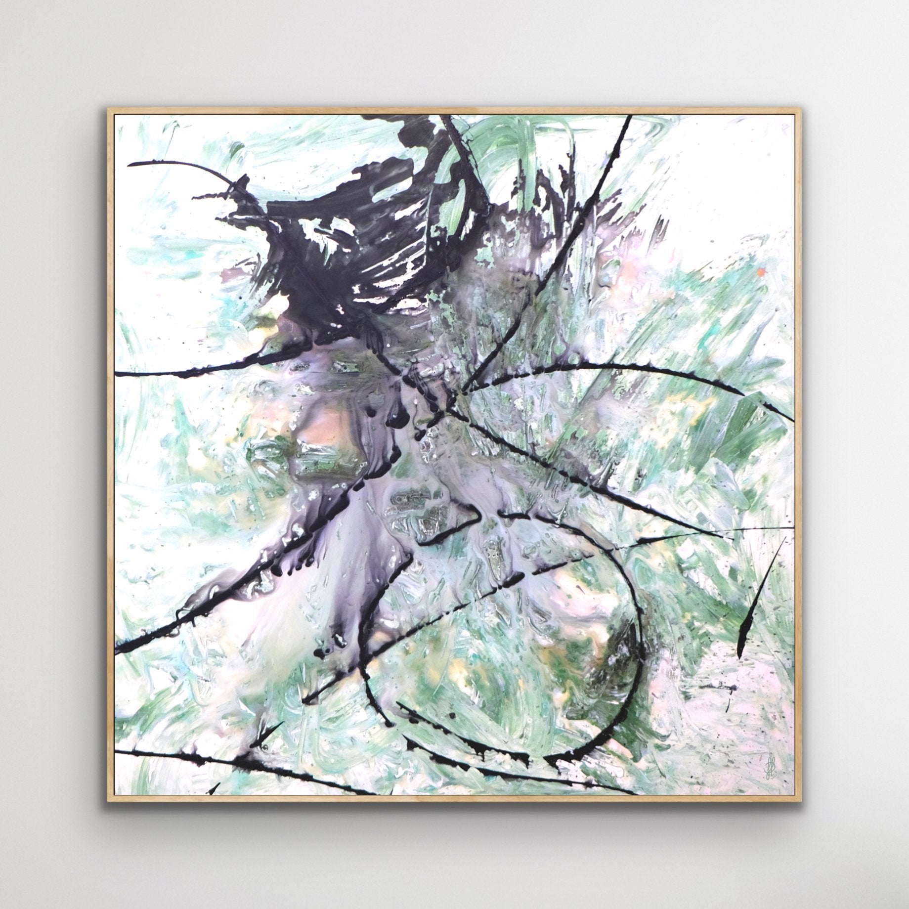 Canvas print: "Green Octopus"