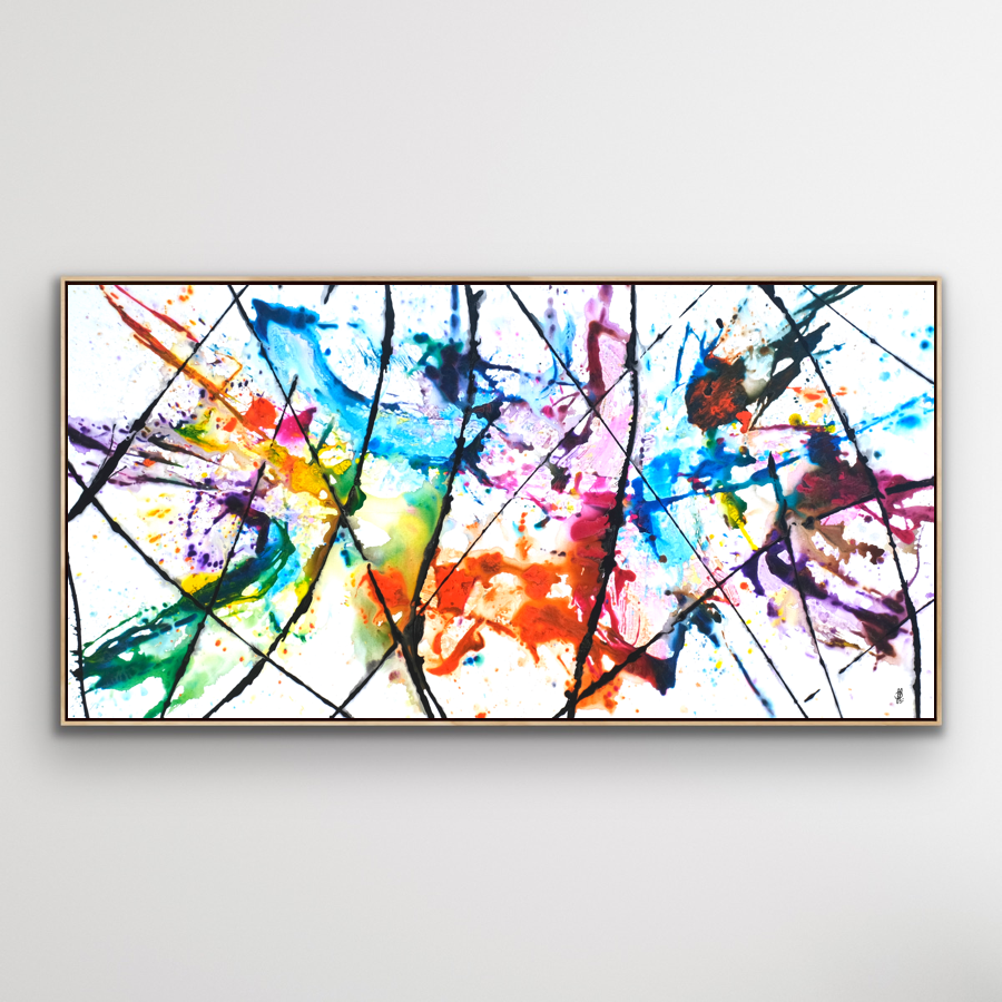 Canvas Print: "Splash #18" (rectangle)