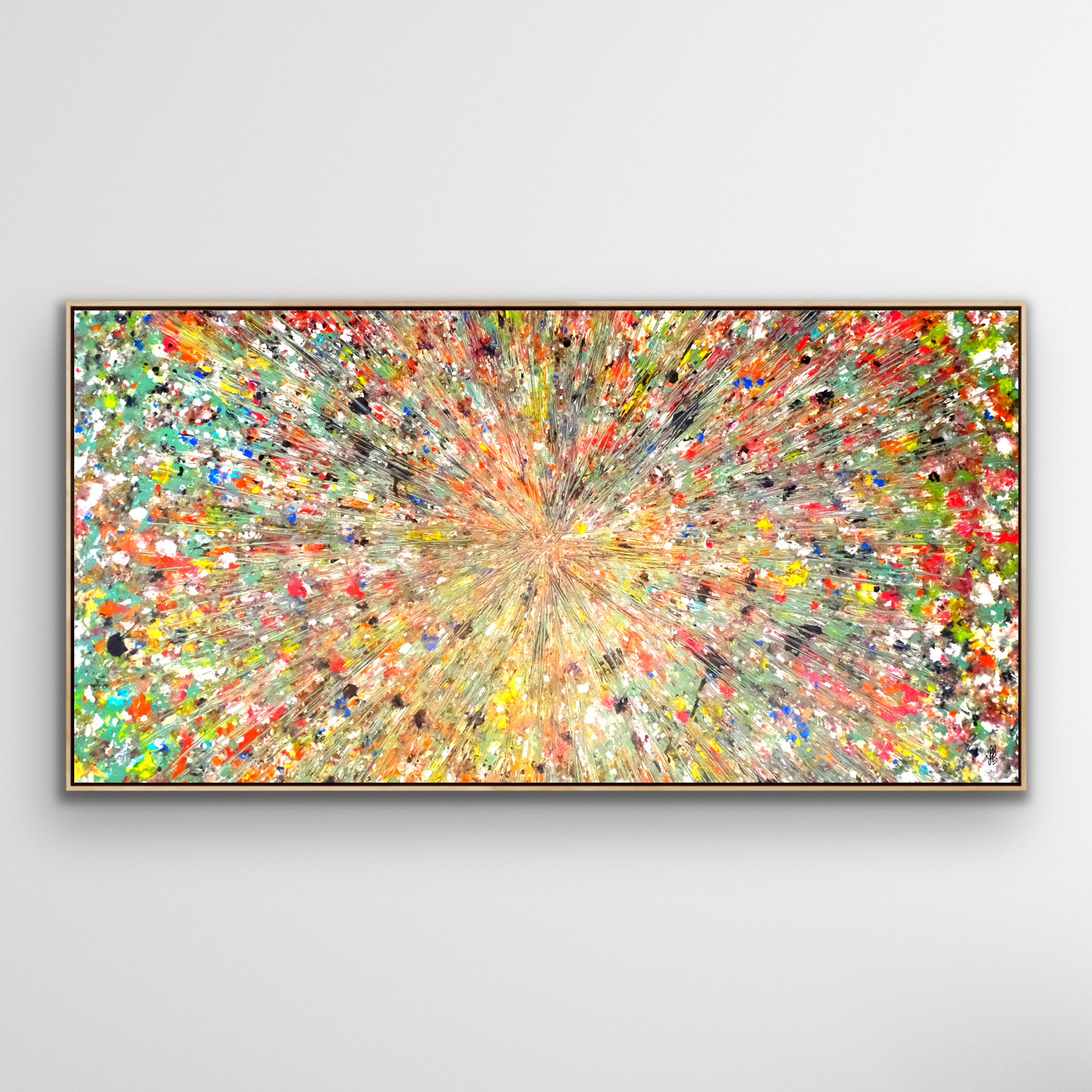 Canvas print: "Nature Explosion #1" (Rectangle)
