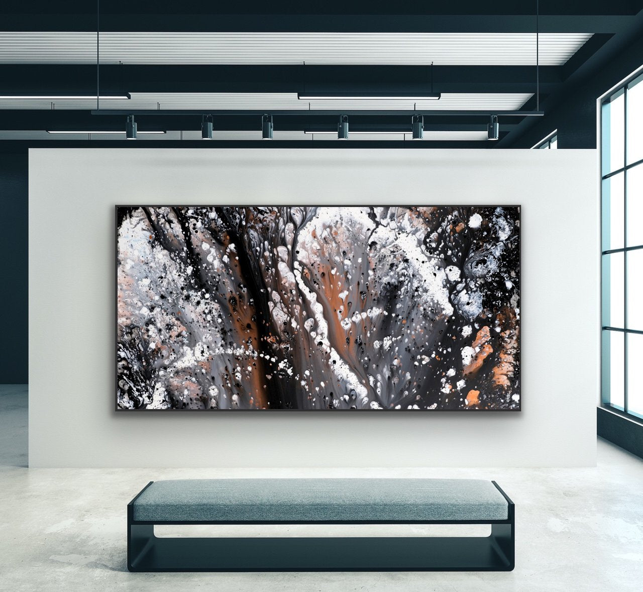 Canvas print: "Flow" (Rectangle)