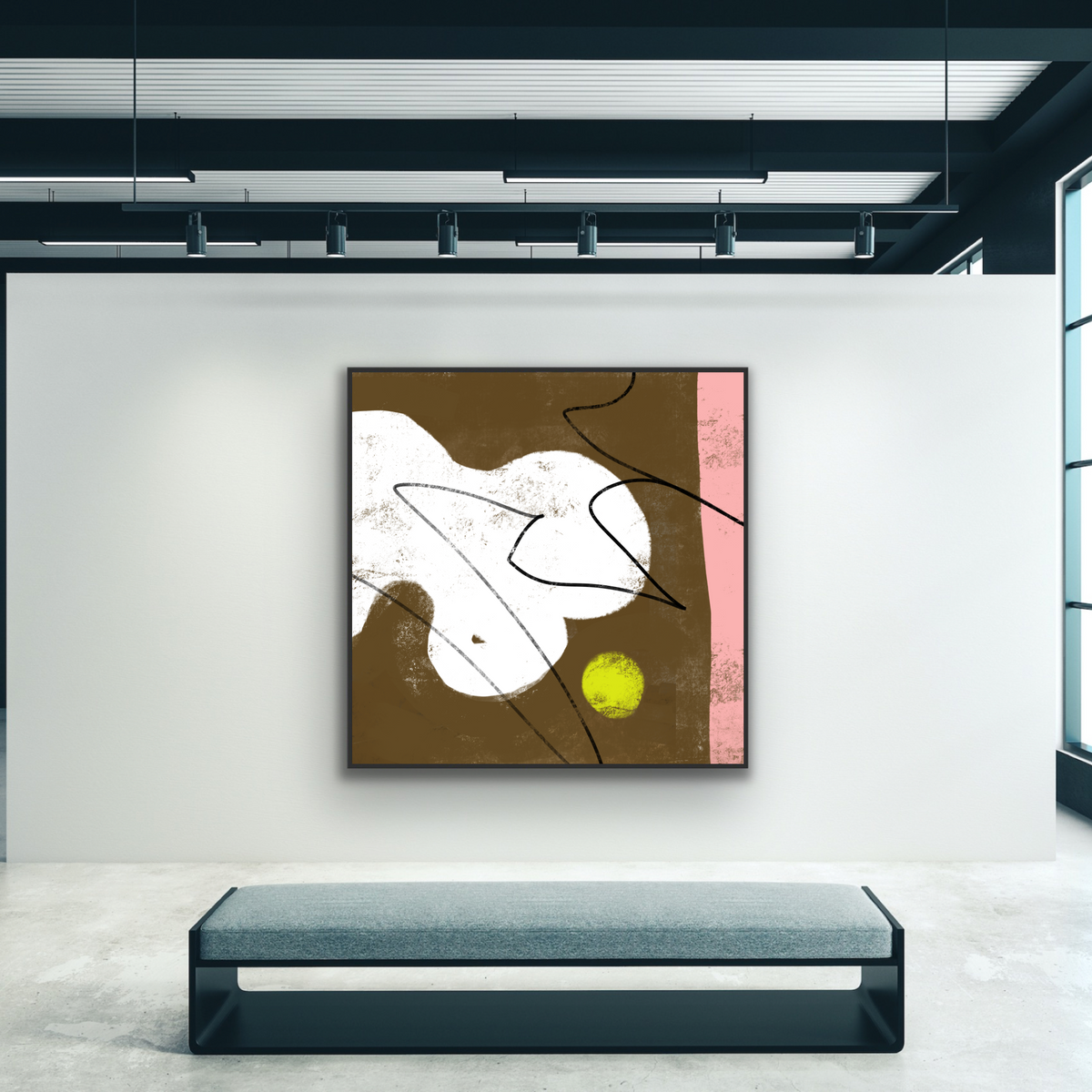 Leinwandbild: „Satisfied #2“