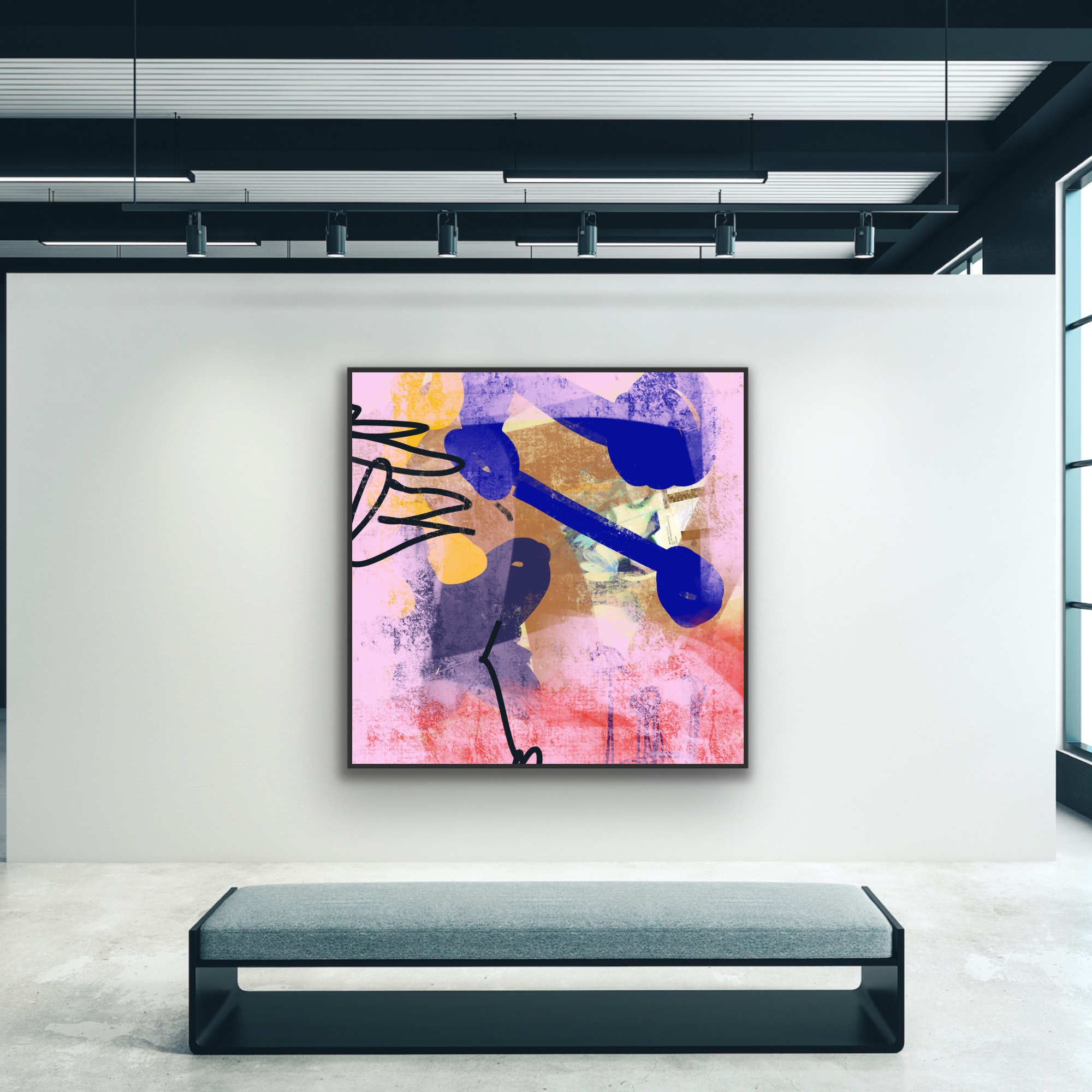 Canvas Print: "Feel Your Thoughts"