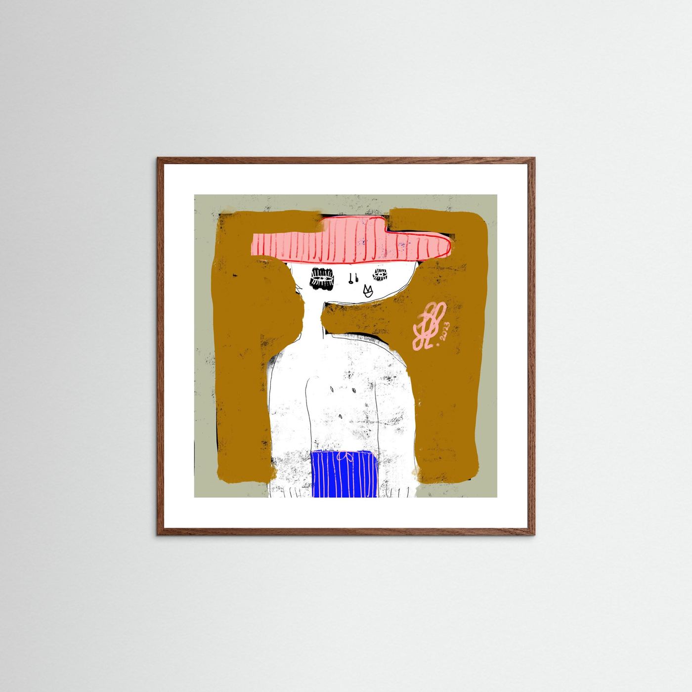 Paper Print: "Michael"