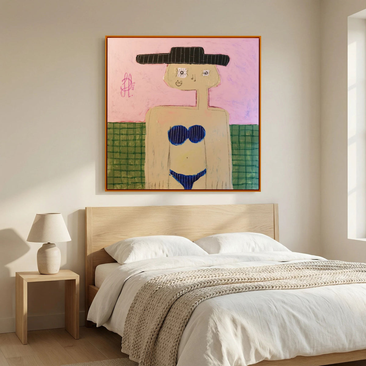 Canvas Print: "Grace" (Colored Frame)