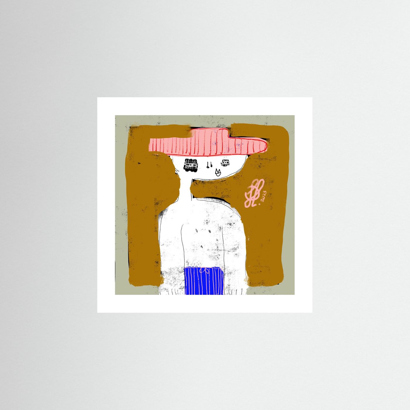 Paper Print: "Michael"