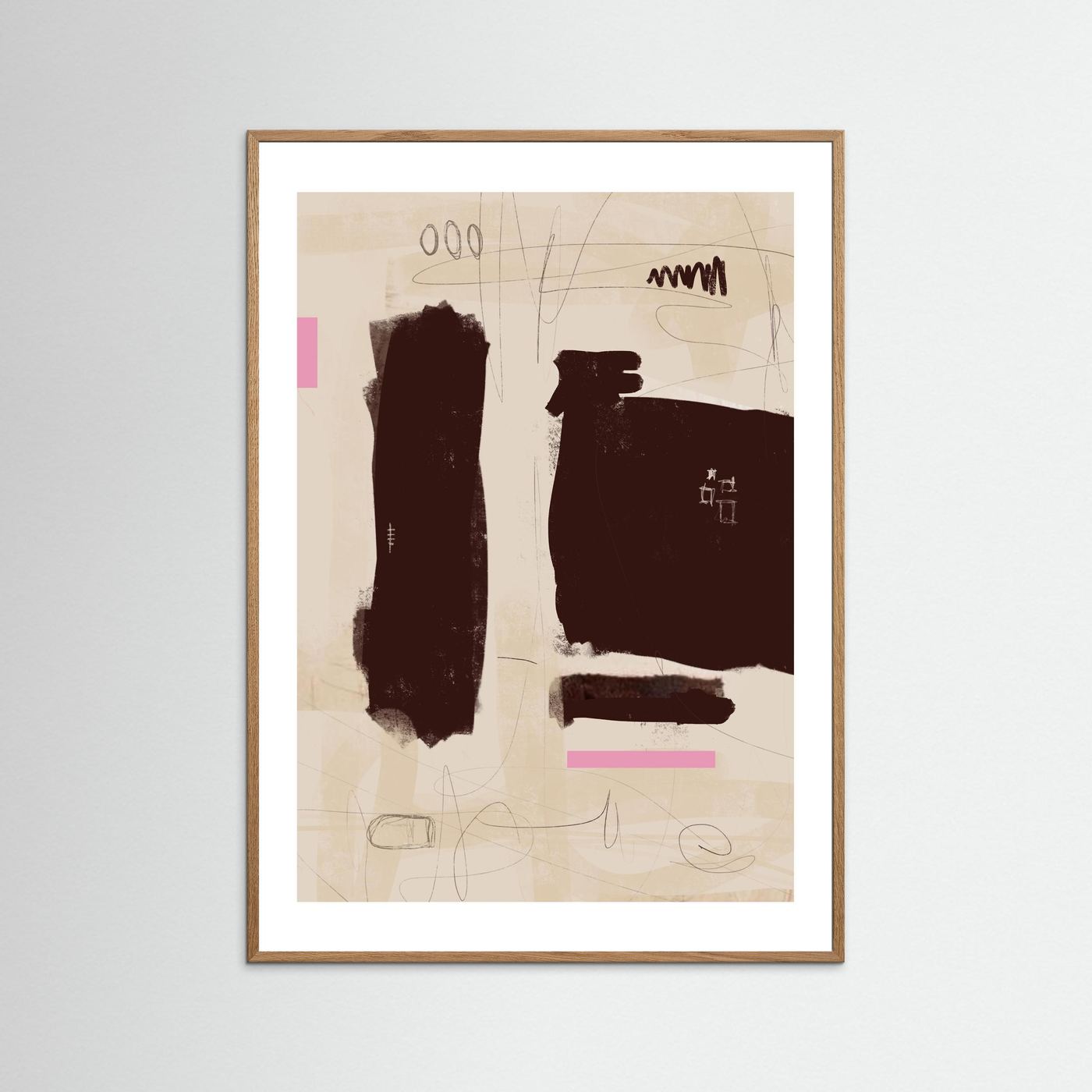 Paper Print: "Simple Room #1"