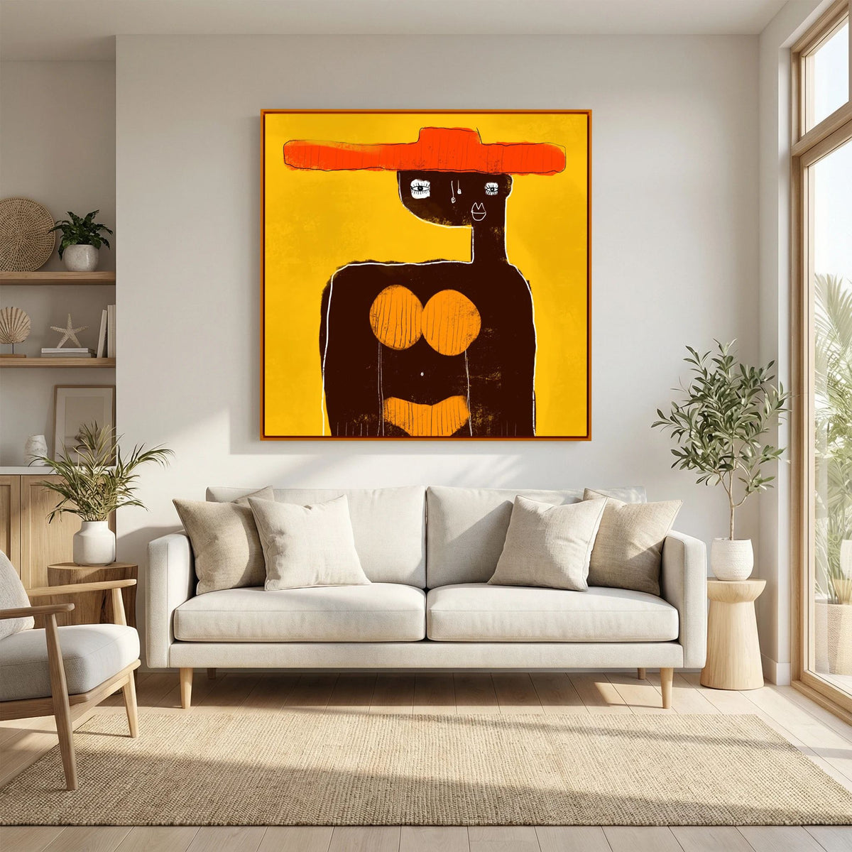 Canvas Print: "Sophia" (Colored Frame)