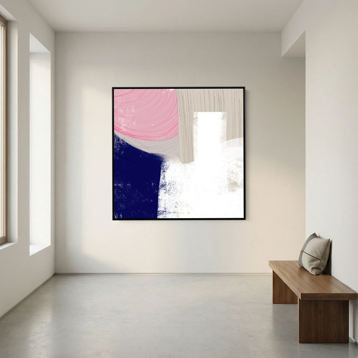 Canvas Print: "A Moment To Think" (Colored Frame)