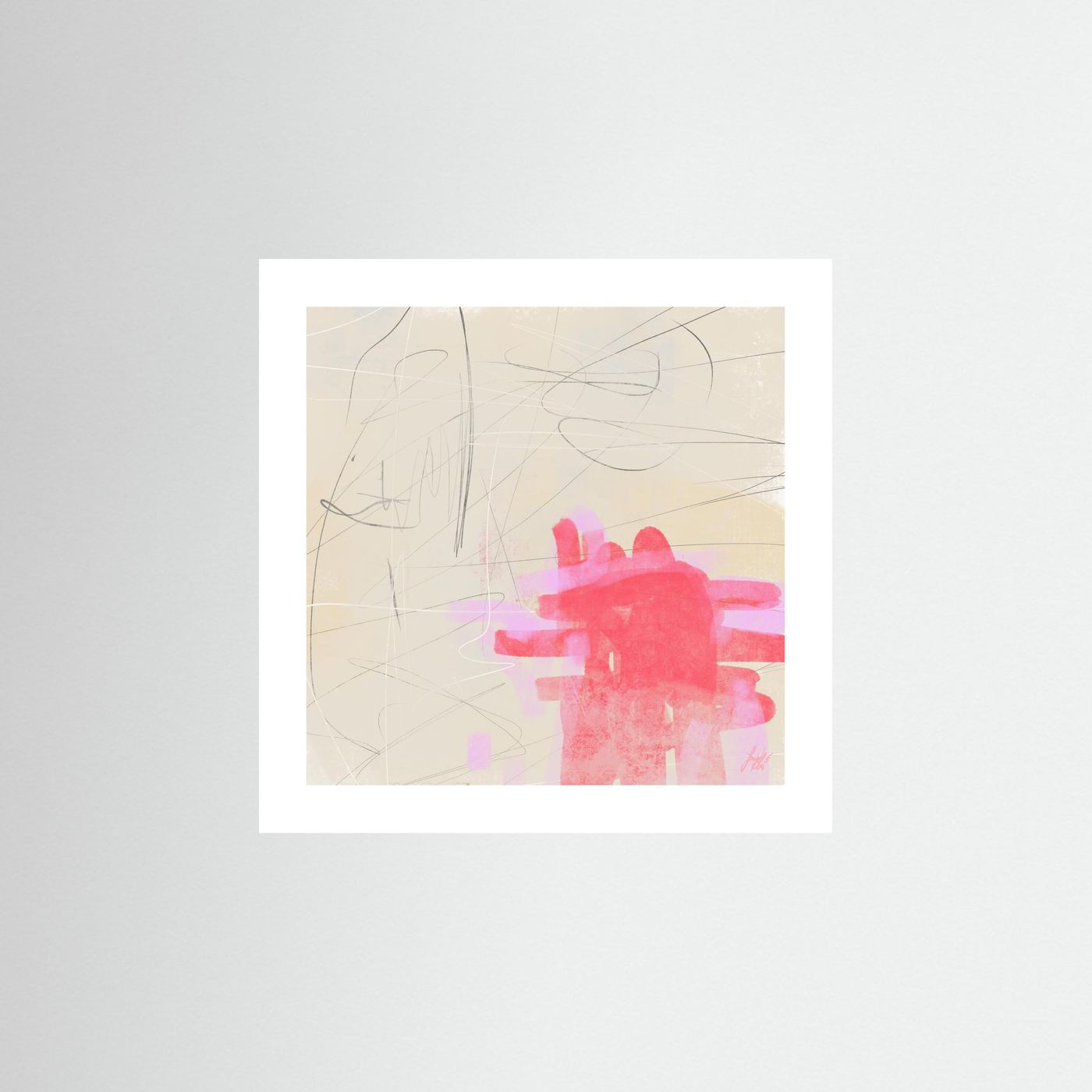 Paper Print: "Only One Heart"