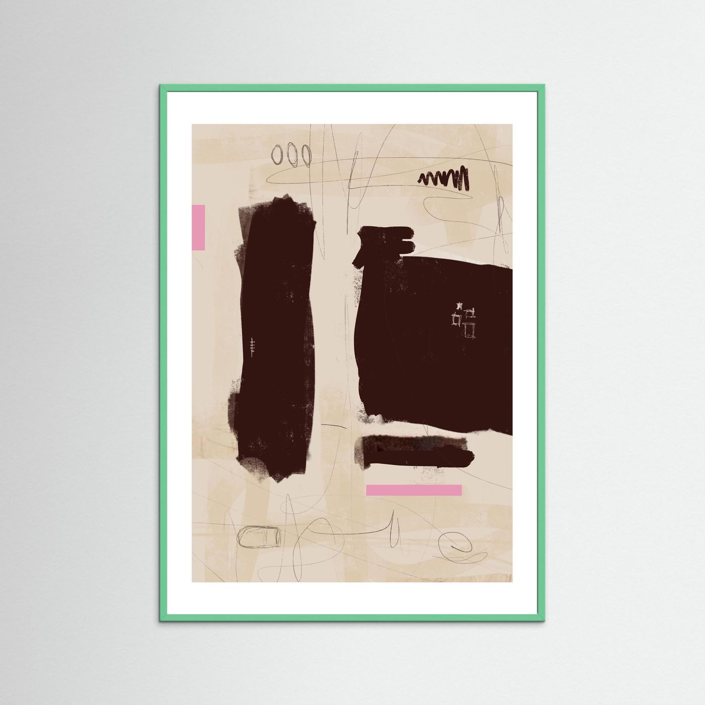 Paper Print: "Simple Room #1"