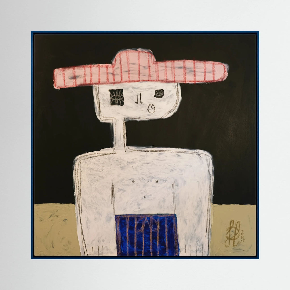 Canvas Print: "Matthew" (Colored Frame)