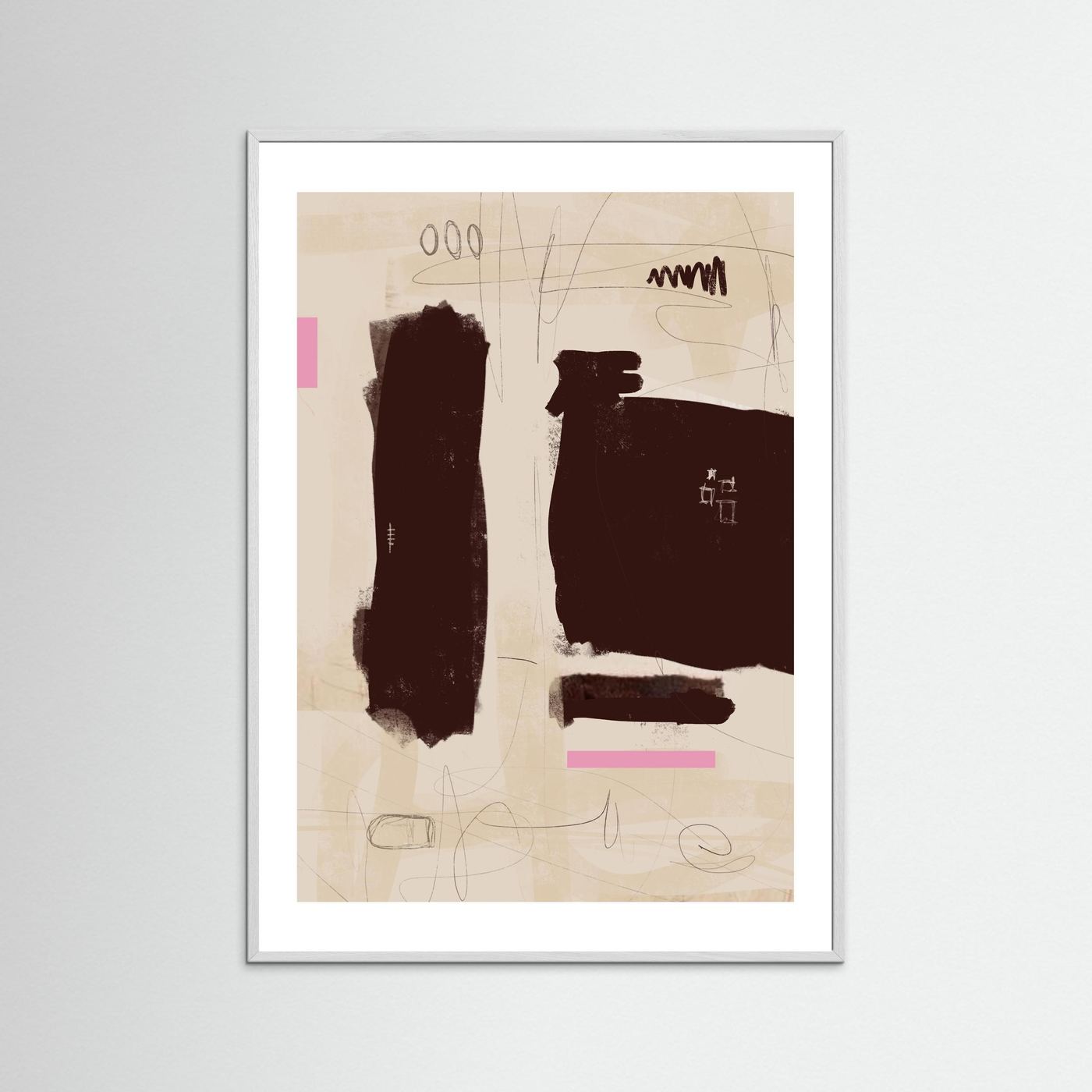 Paper Print: "Simple Room #1"