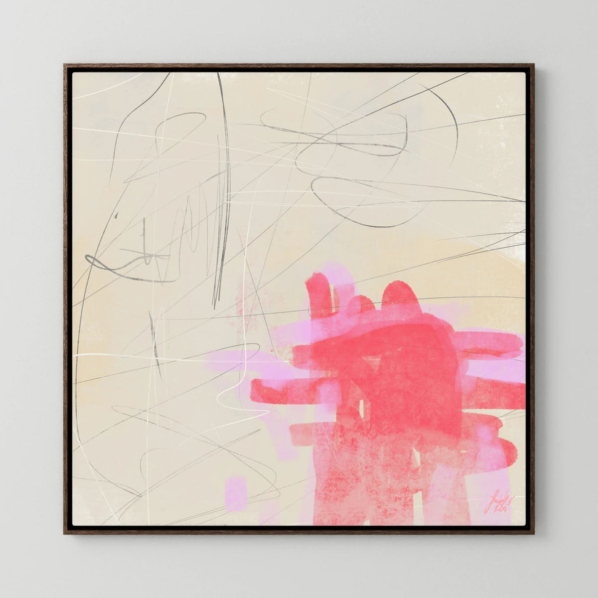 Canvas Print: "Only One Heart"