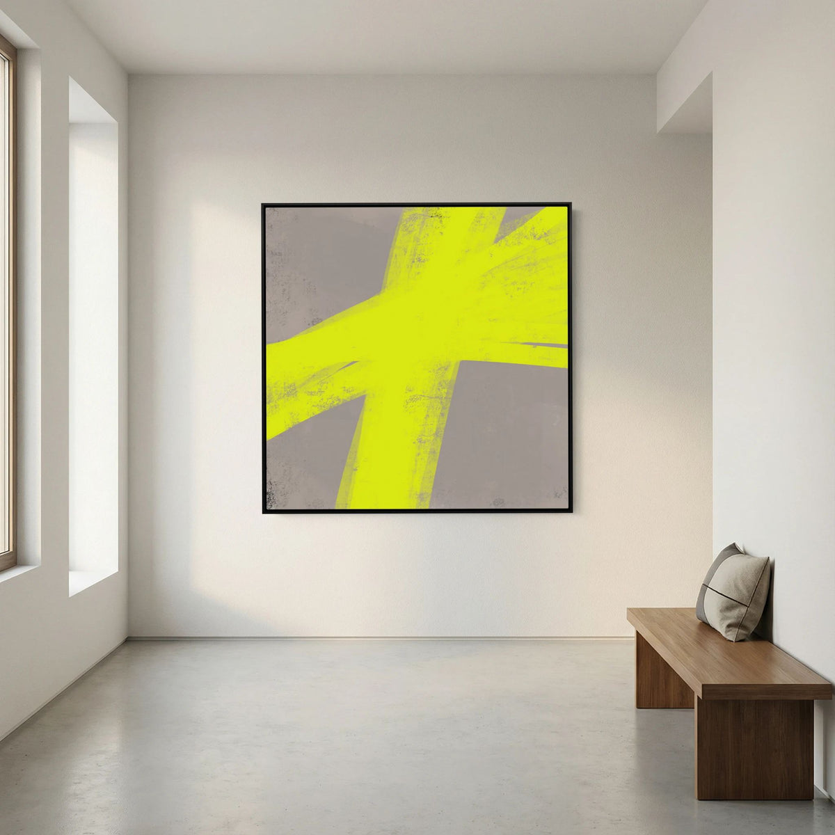 Canvas Print: "Lights Up" (Colored Frame)