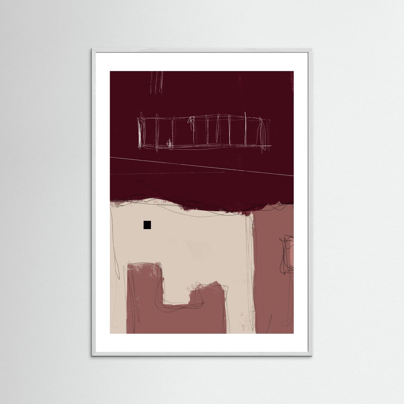 Paper Print: "Simple Room #2"