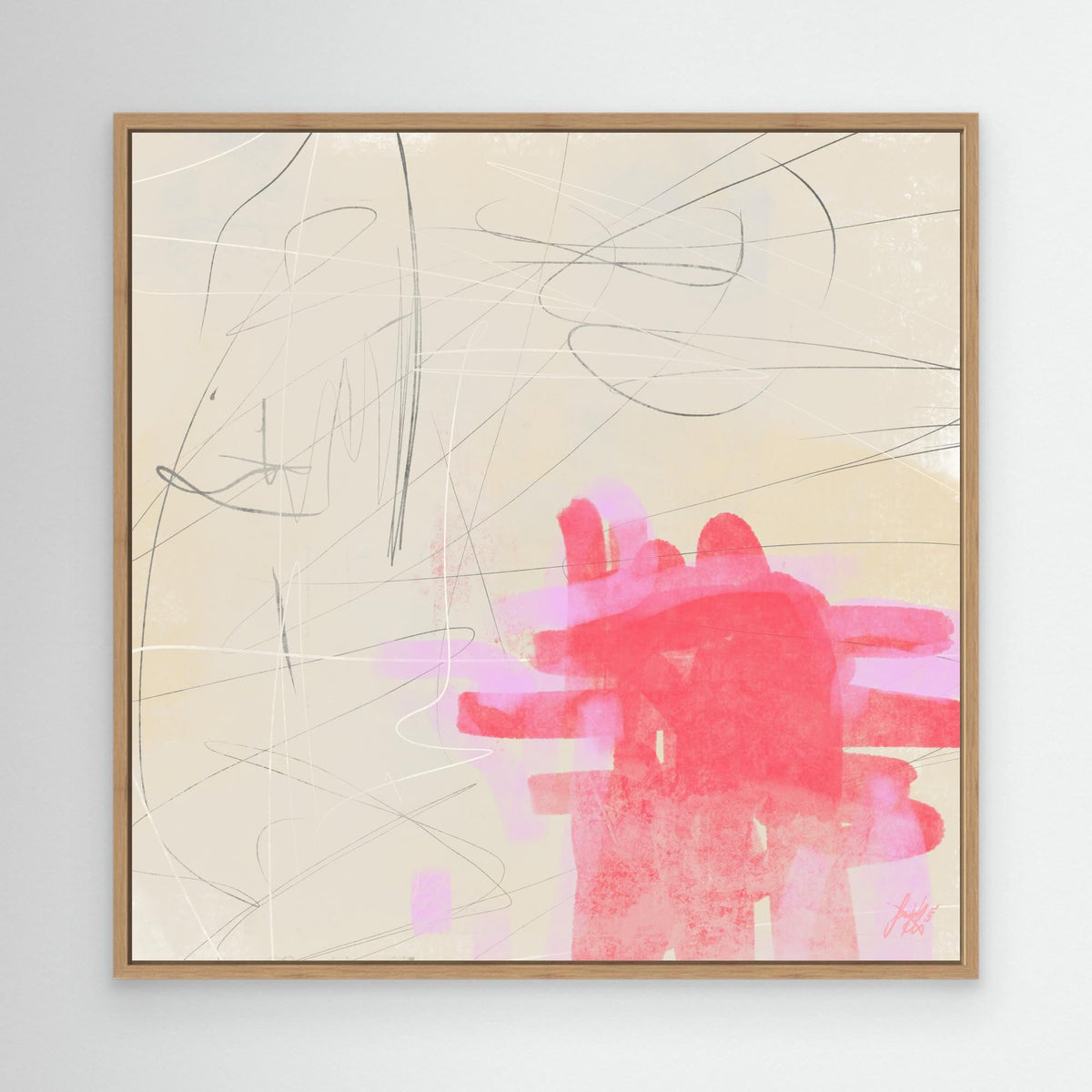 Canvas Print: "Only One Heart"