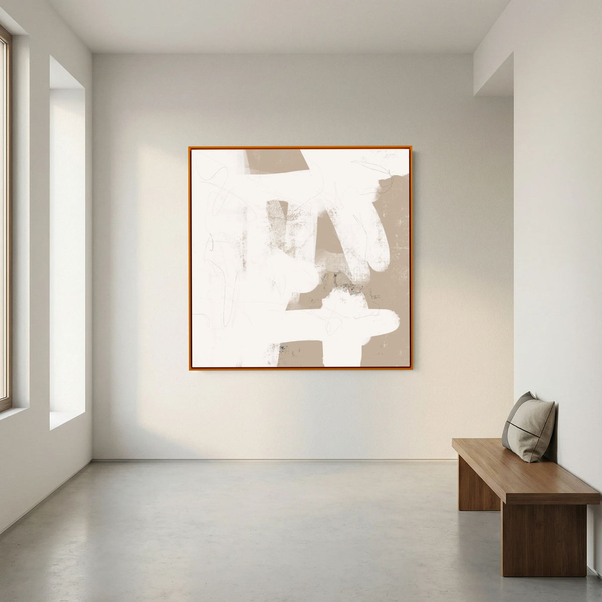 Canvas Print: "More Than Simple" (Colored Frame)