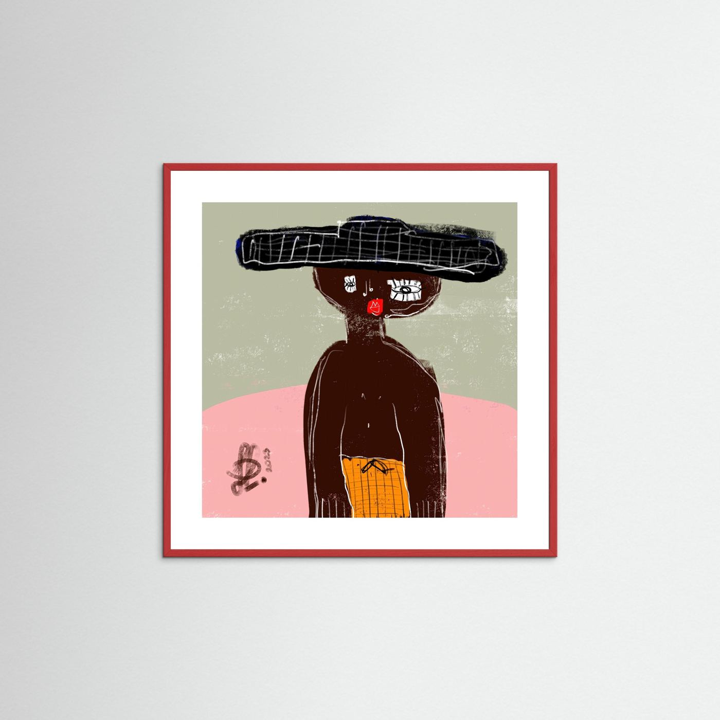Paper Print: "James"